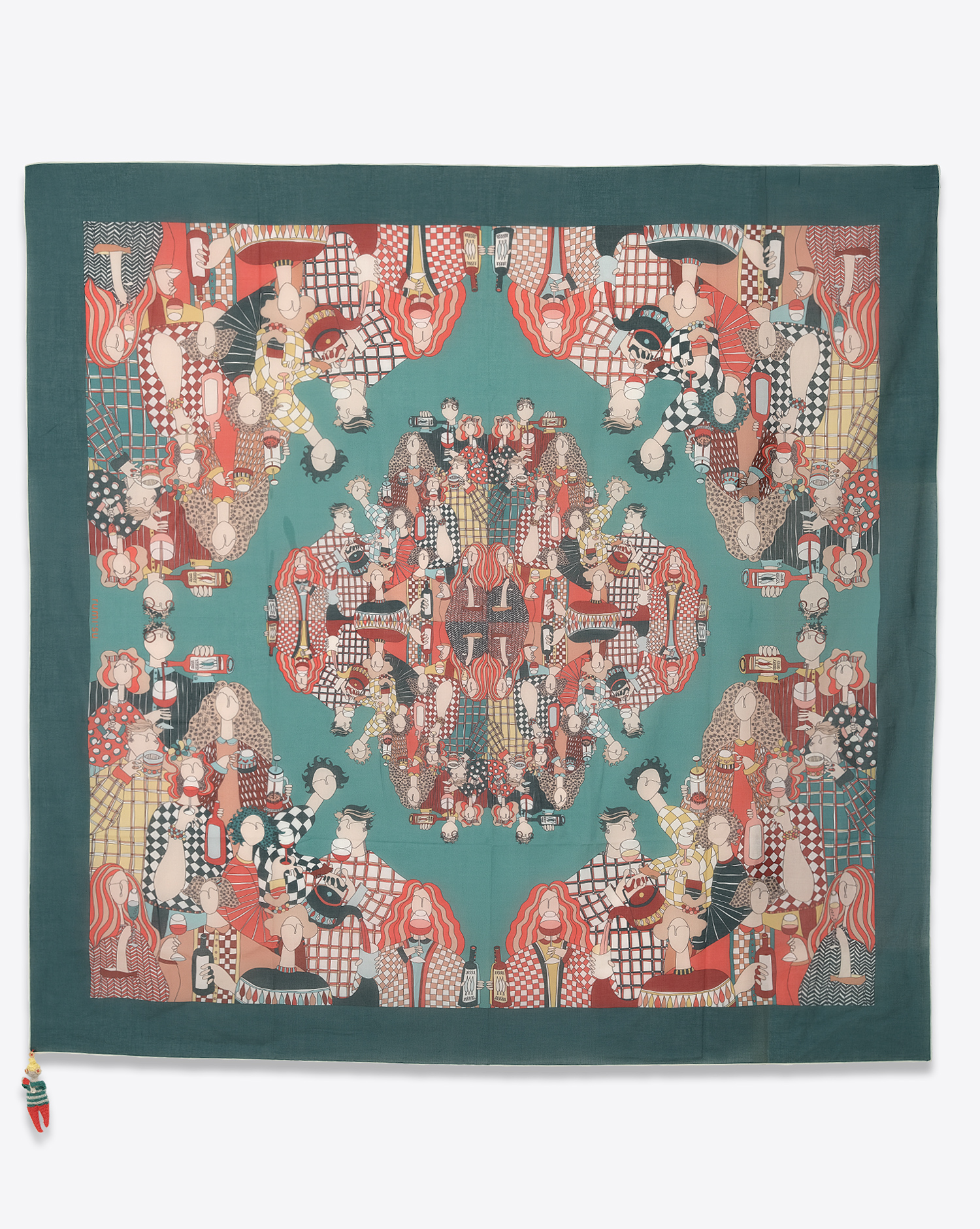Rumi Su Foulard Scialle Coton Cheers To You 800