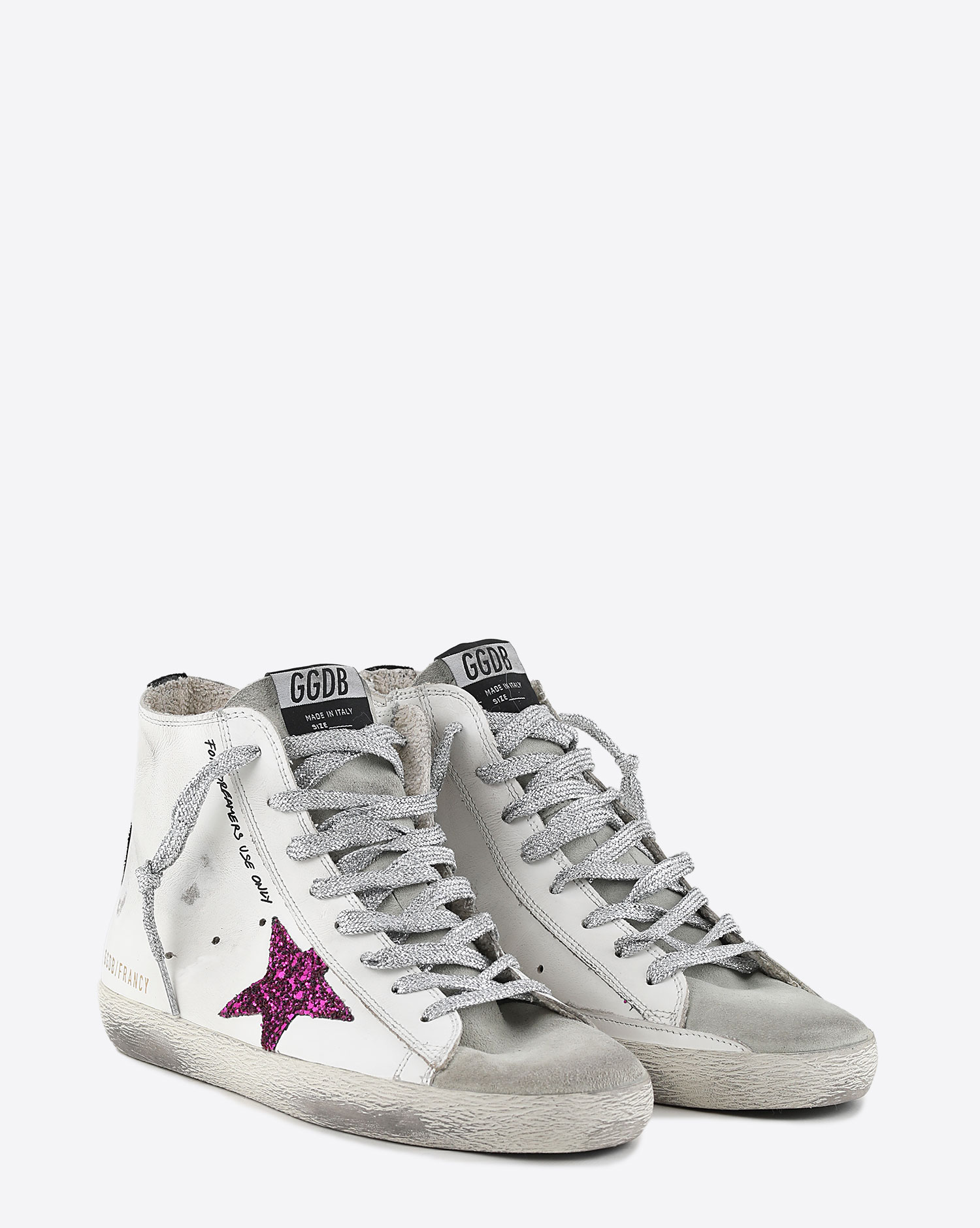 Golden goose hotsell francy white