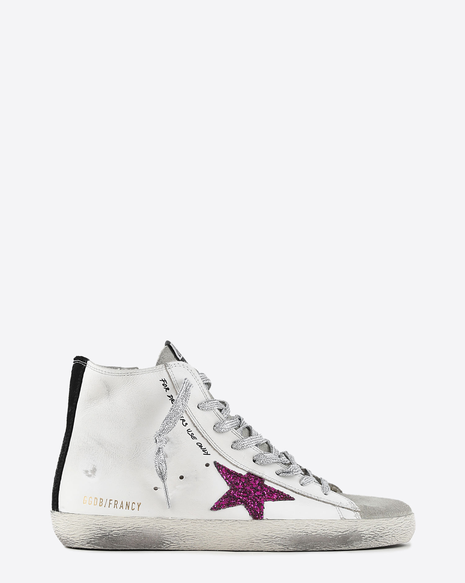 Golden Goose Femme Sneakers Francy White Ice Fushia 10733