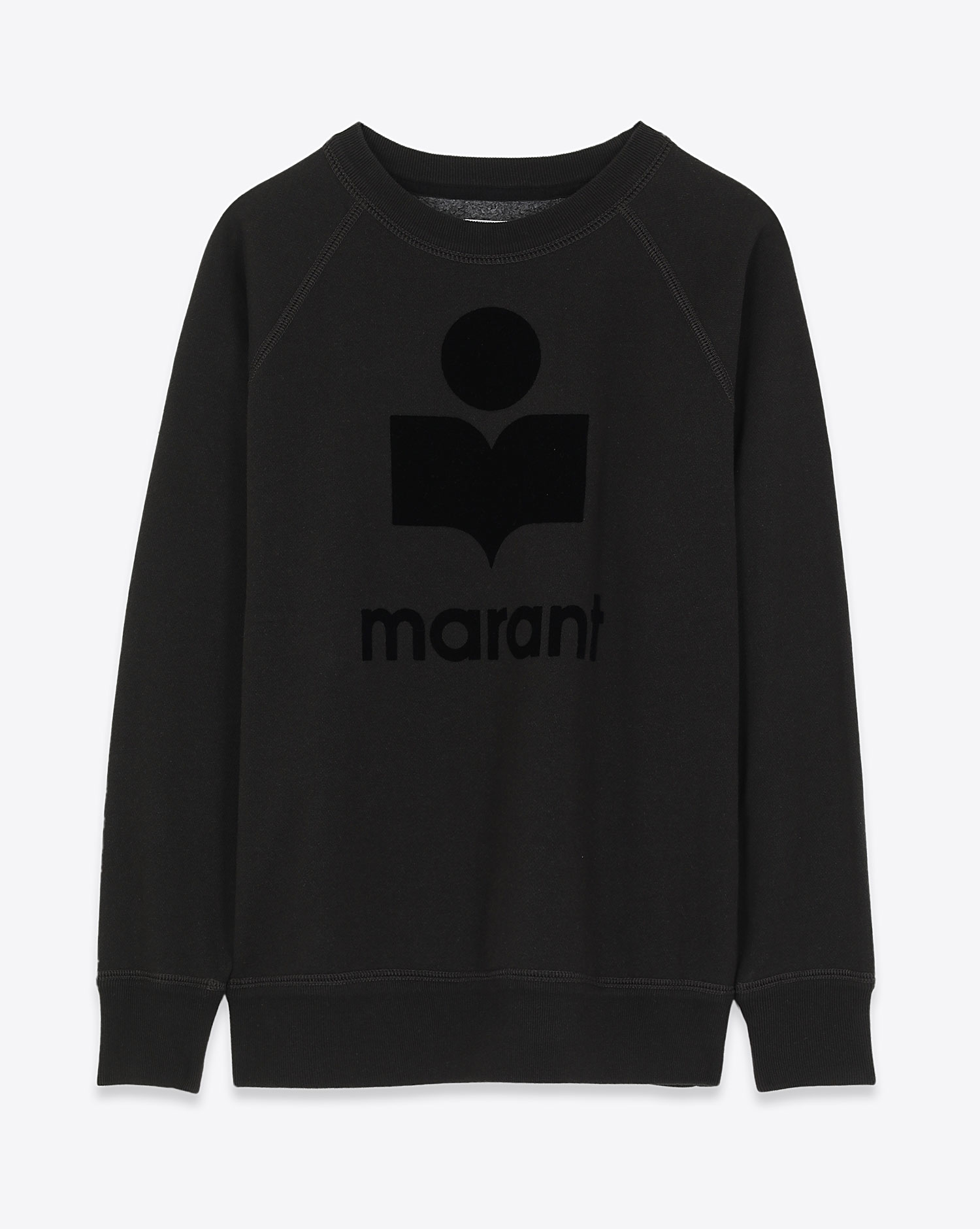 Sweatshirt Milly Isabel Marant Etoile noir.
