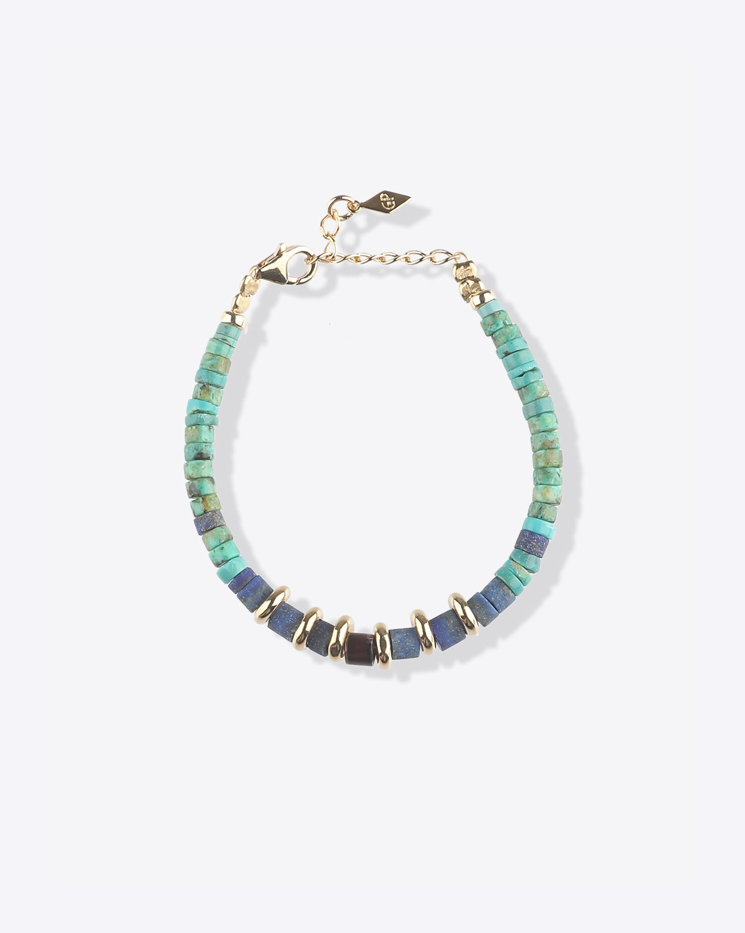 Image du produit Gachon Pothier Bracelet Tigre 2 - Lapis/Turquoise