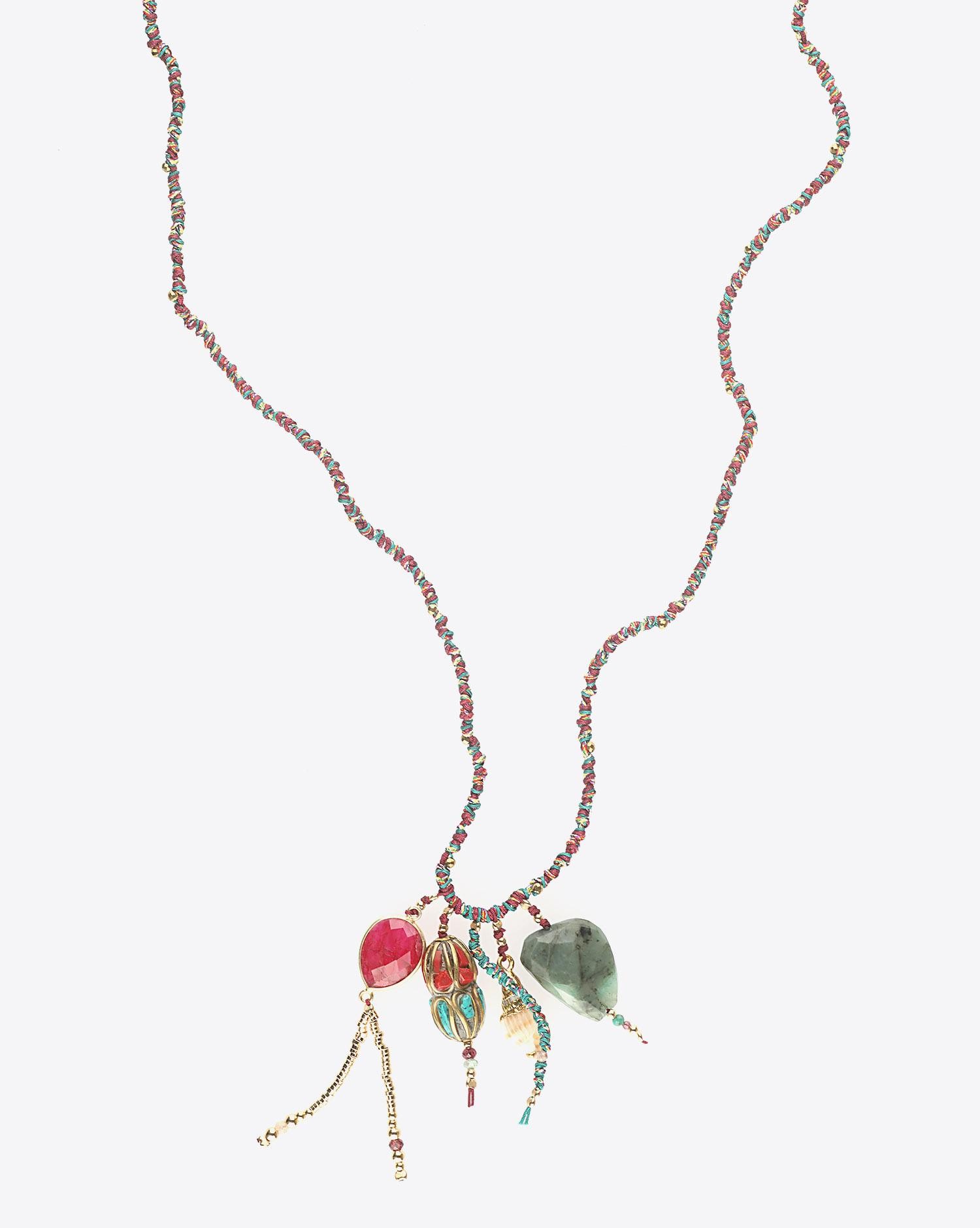 Image du produit Gachon Pothier Collier Formentera - Rose Turquoise    - 2