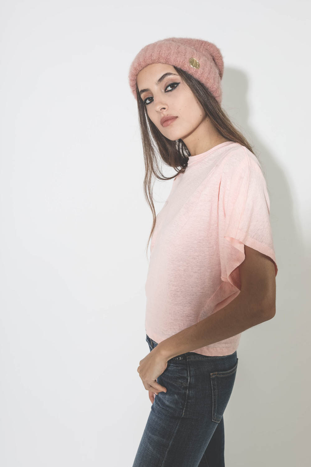 Golden Goose Bonnet Didi Rose 