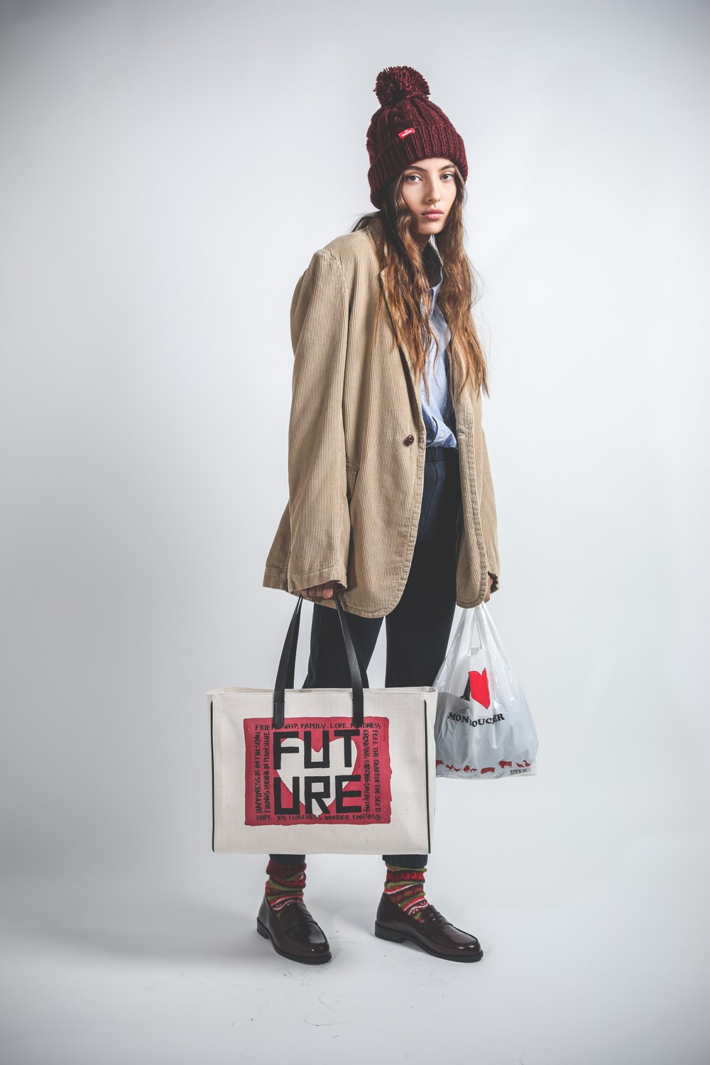 Image du produit Golden Goose Accessoires California Bag E-W " Future " - Black Red 10201 - 2