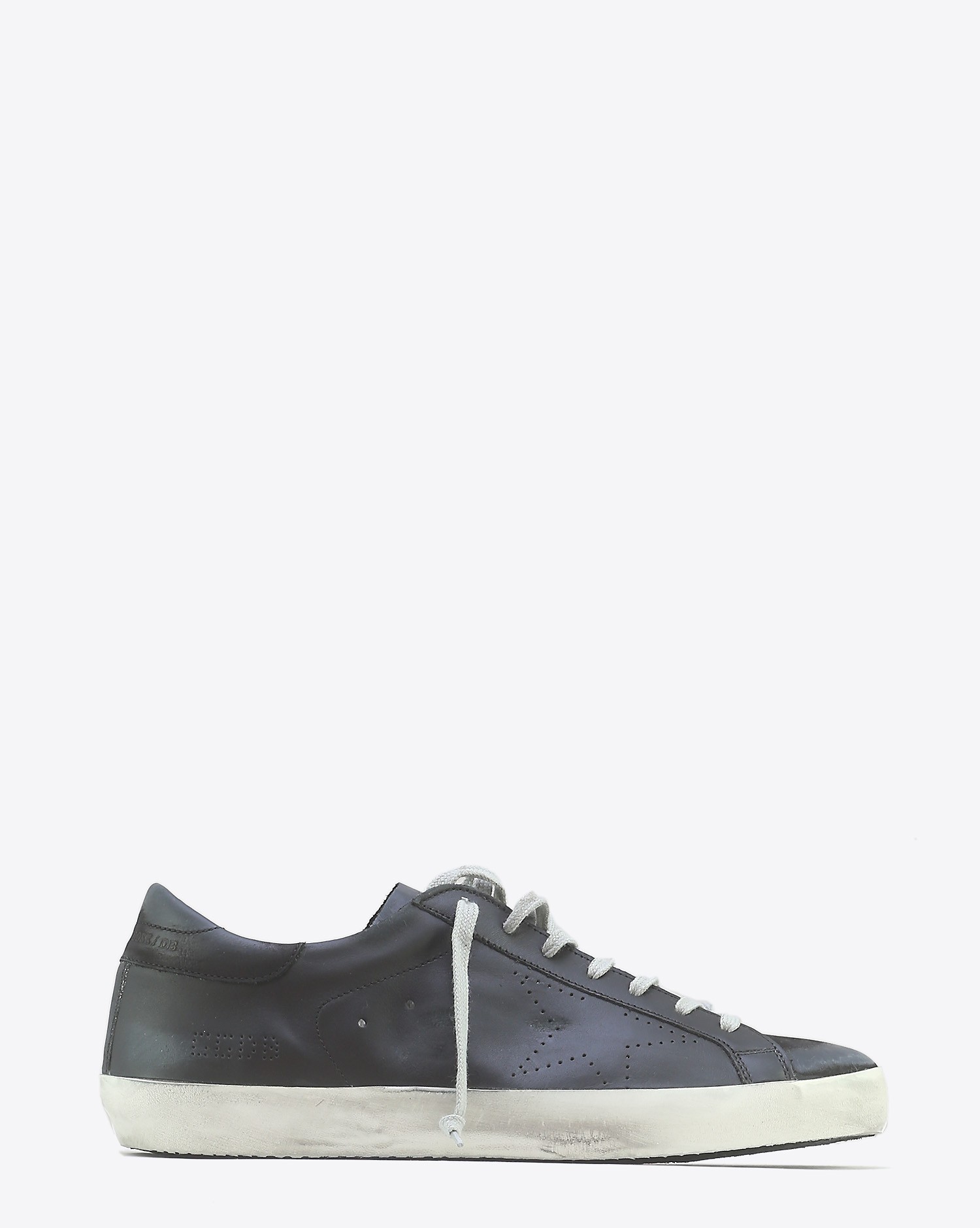 Golden Goose Men Sneakers Superstar  Black Skate 