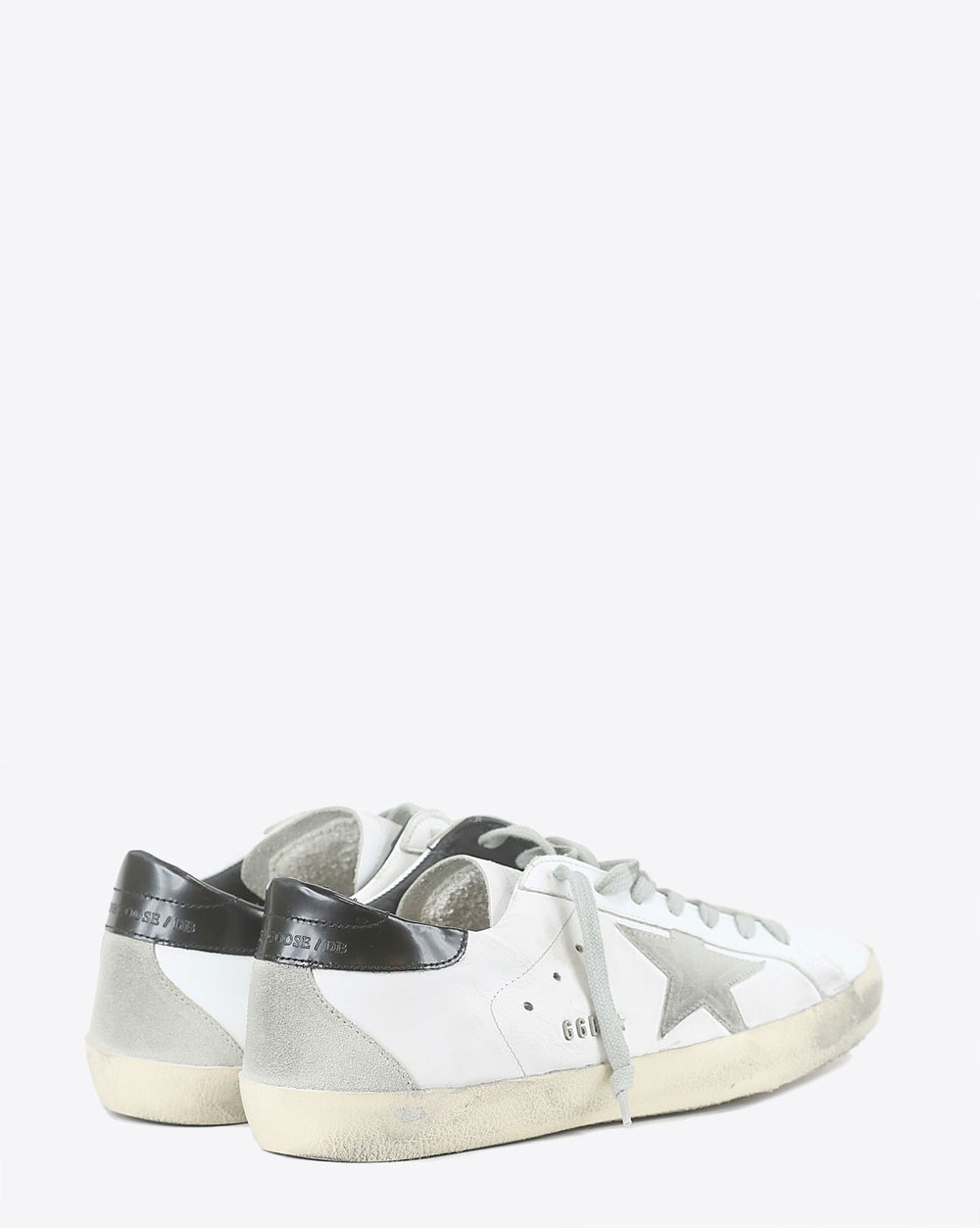 Produit Golden Goose Men Superstar White Black Cream Metal Lettering 10220  