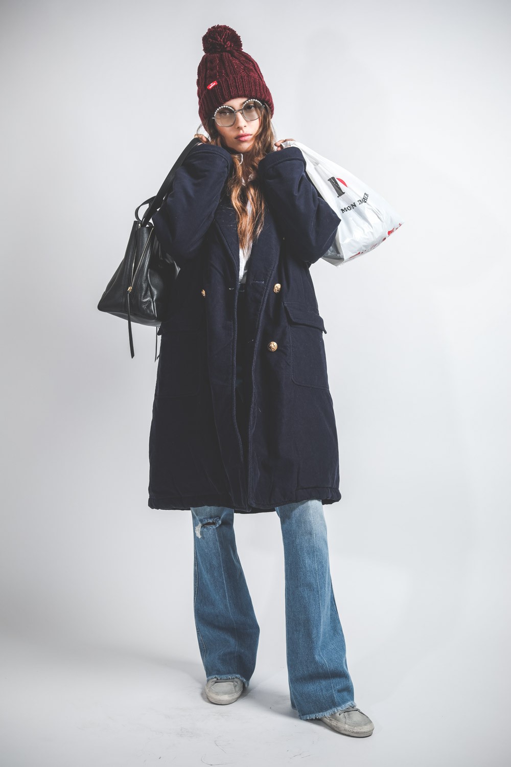 Image du produit Golden Goose Pant Karen Bootcut - Blue - 5