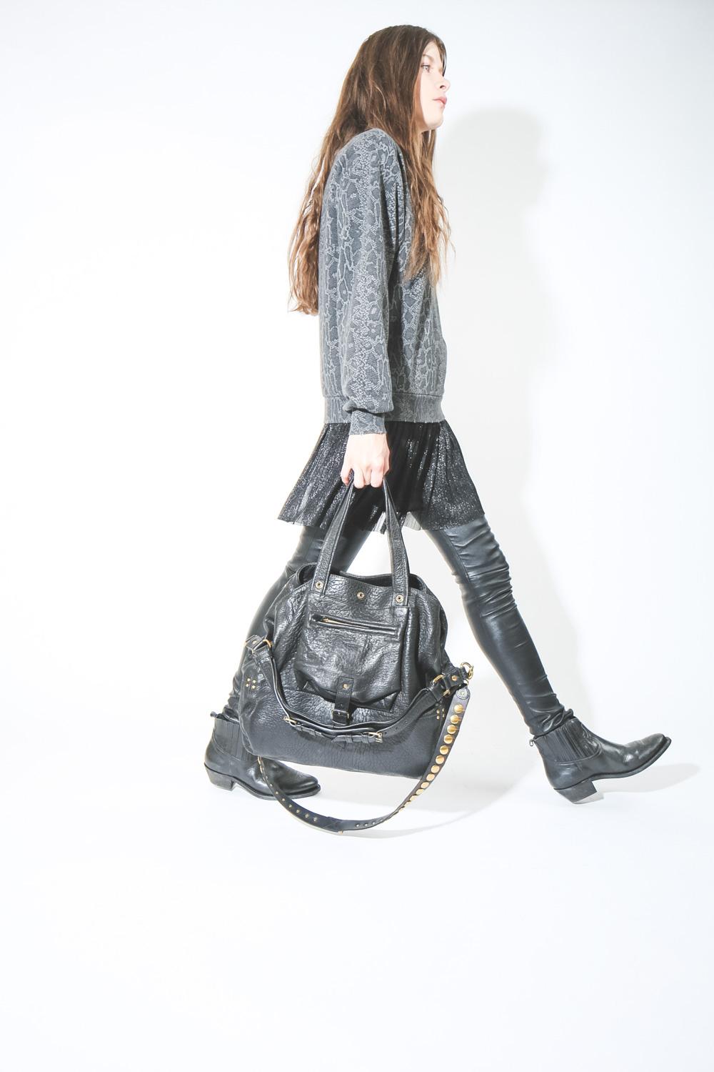 Golden Goose Woman Chaussures Pré-Collection Boots Crosby Black Leather   