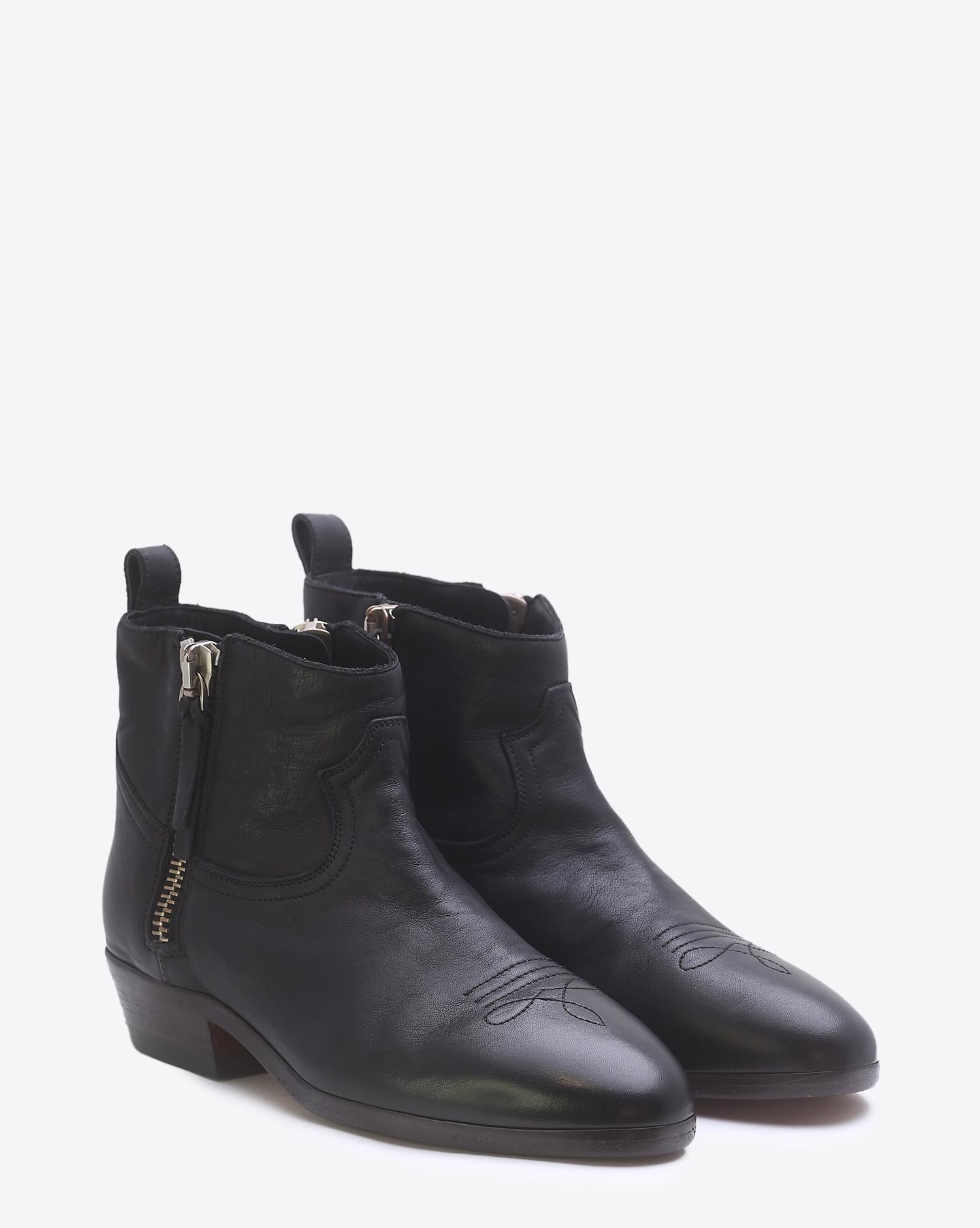 Golden Goose Woman Chaussures Pré-Collection Boots Viand - Black Leather  