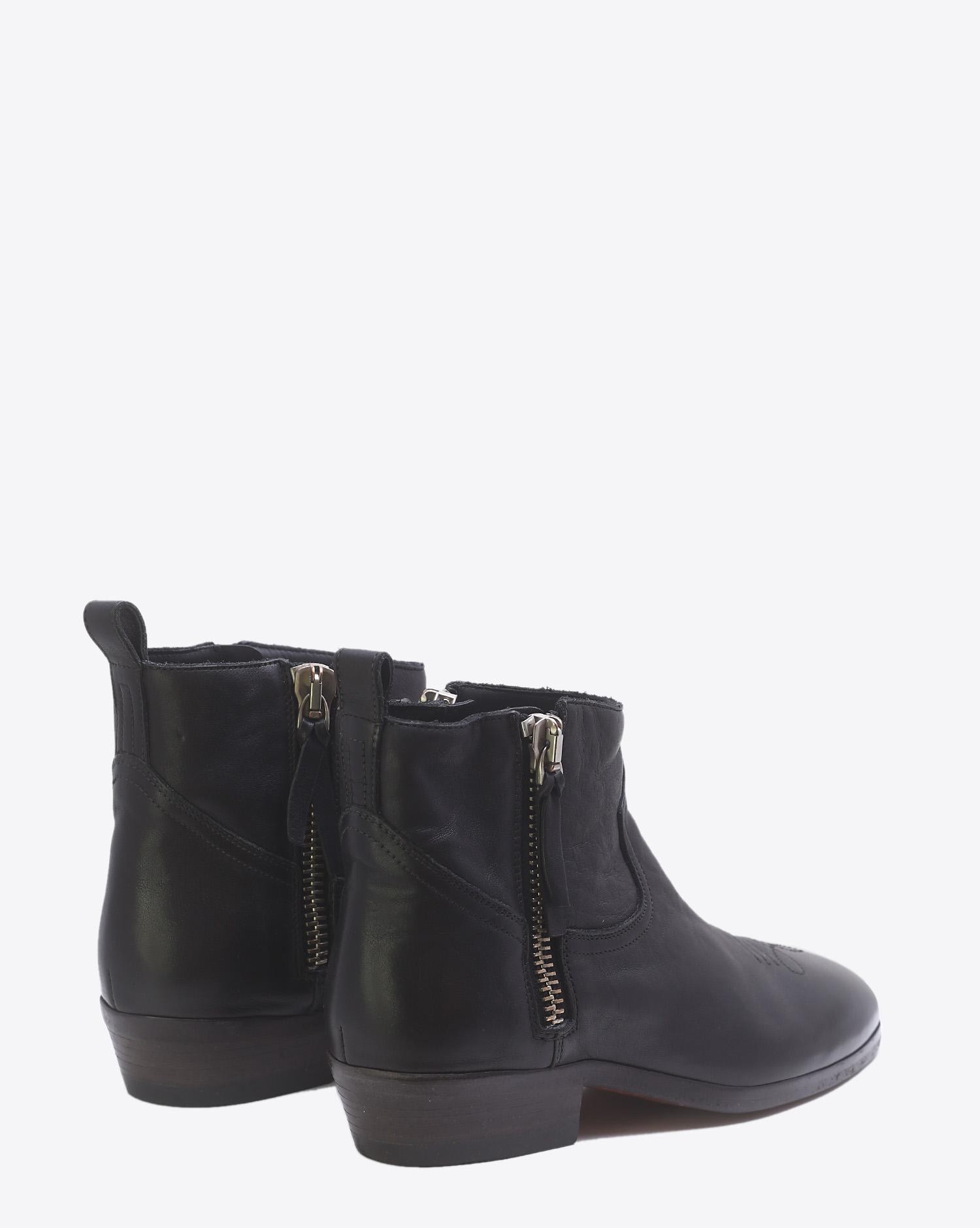 Golden Goose Woman Chaussures Pré-Collection Boots Viand - Black Leather  