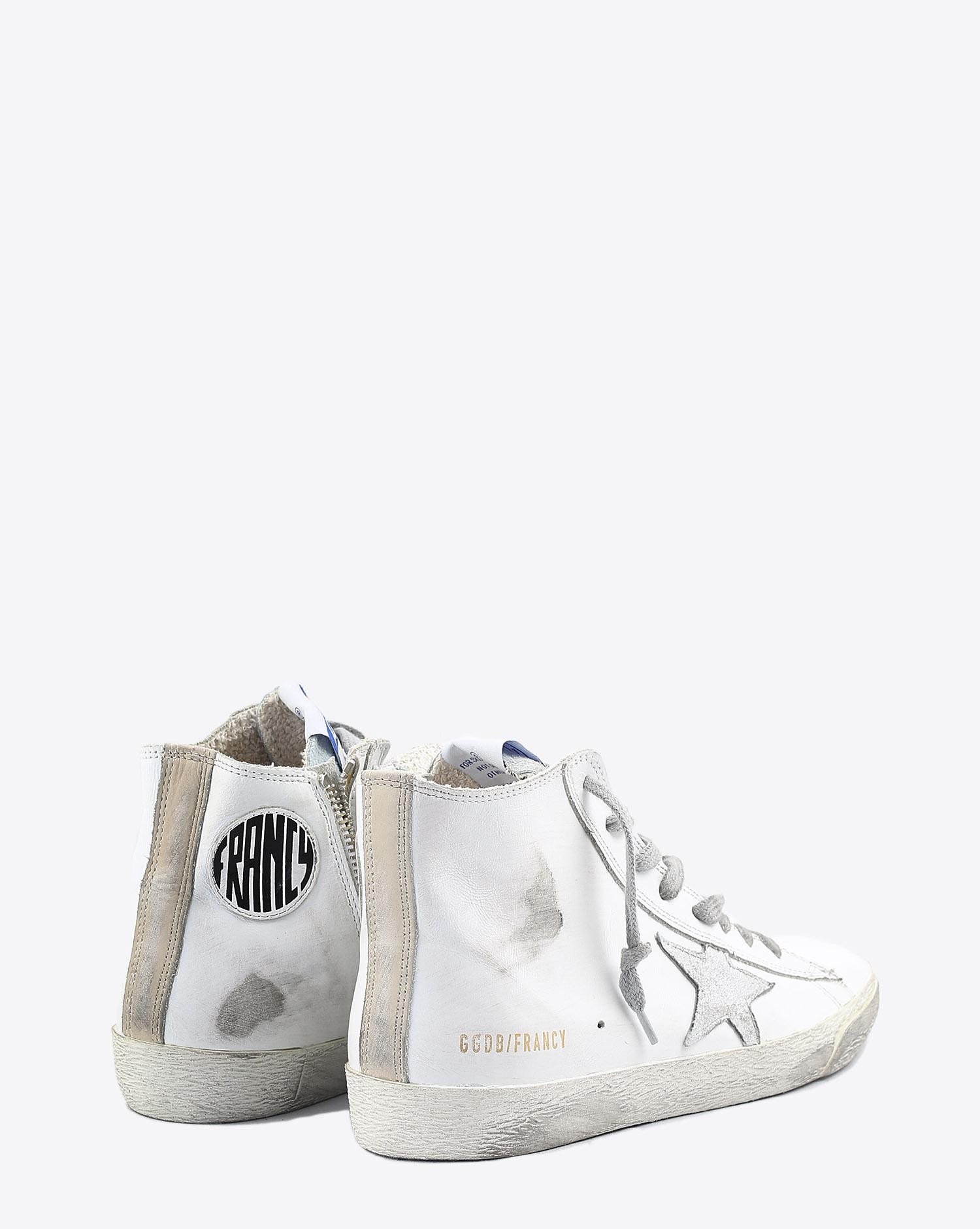 Image du produit Golden Goose Femme Sneakers Francy – White Silver Leather 10274 - 3