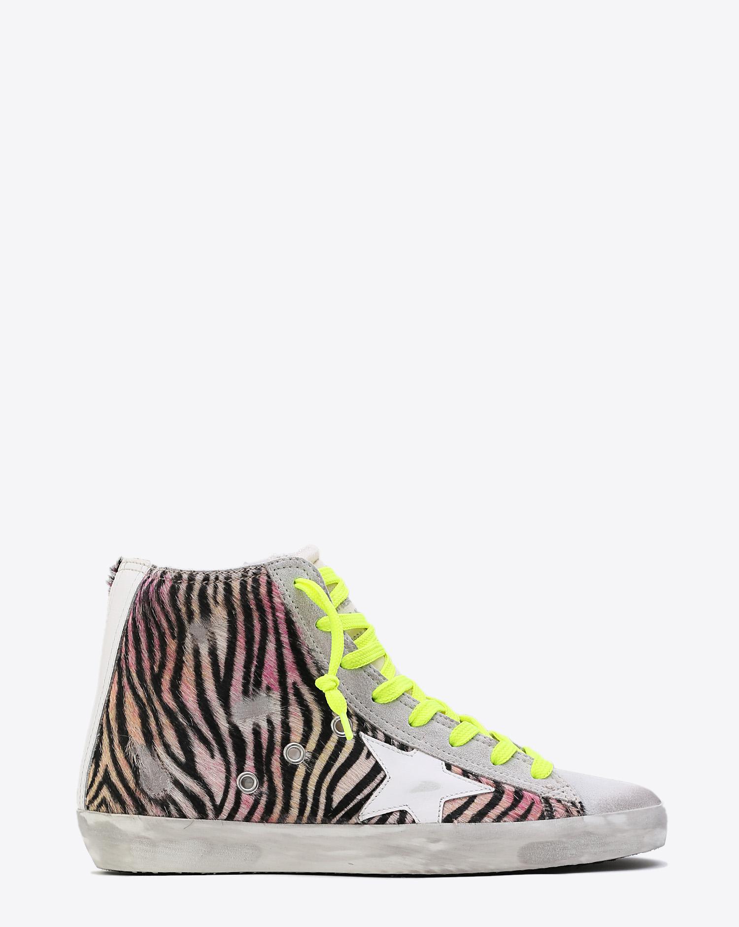 Golden Goose Woman Collection Sneakers Francy Multicolor Zebra - white Star   