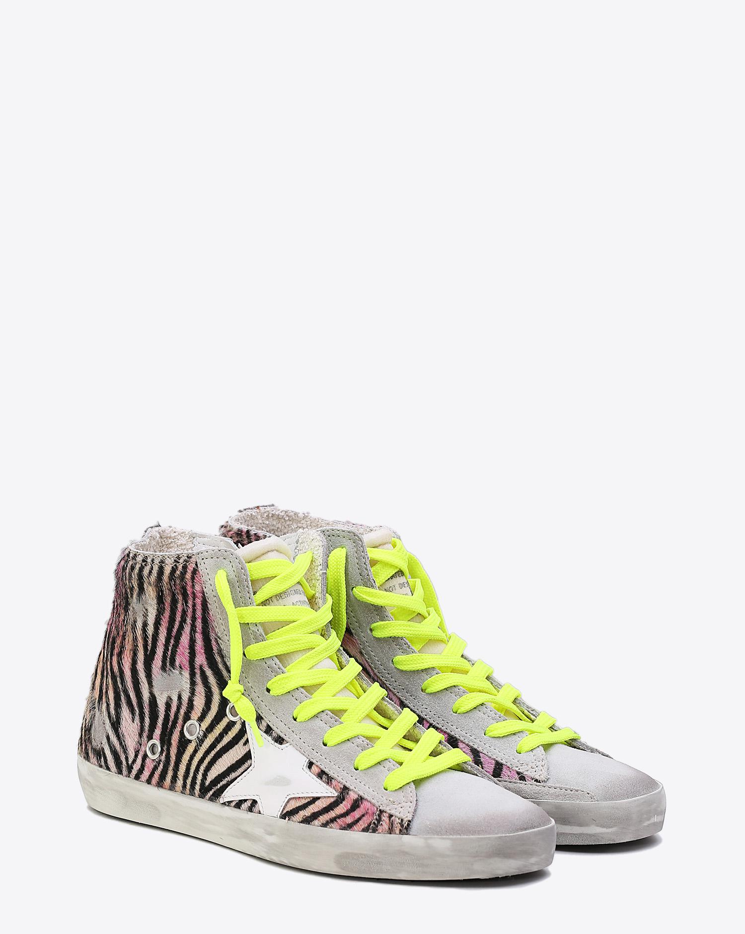 Golden Goose Woman Collection Sneakers Francy Multicolor Zebra - white Star   