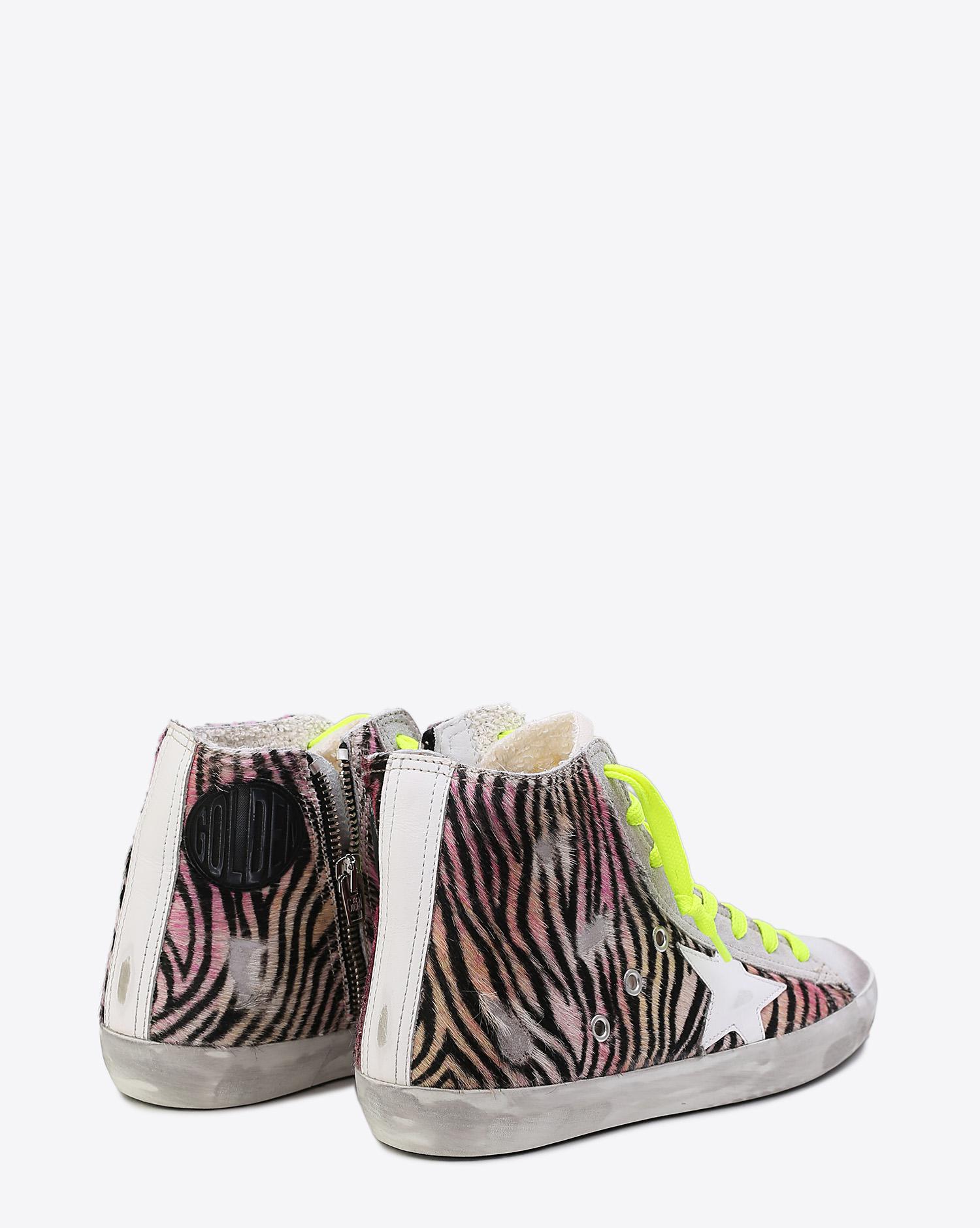 Golden Goose Woman Collection Sneakers Francy Multicolor Zebra - white Star   