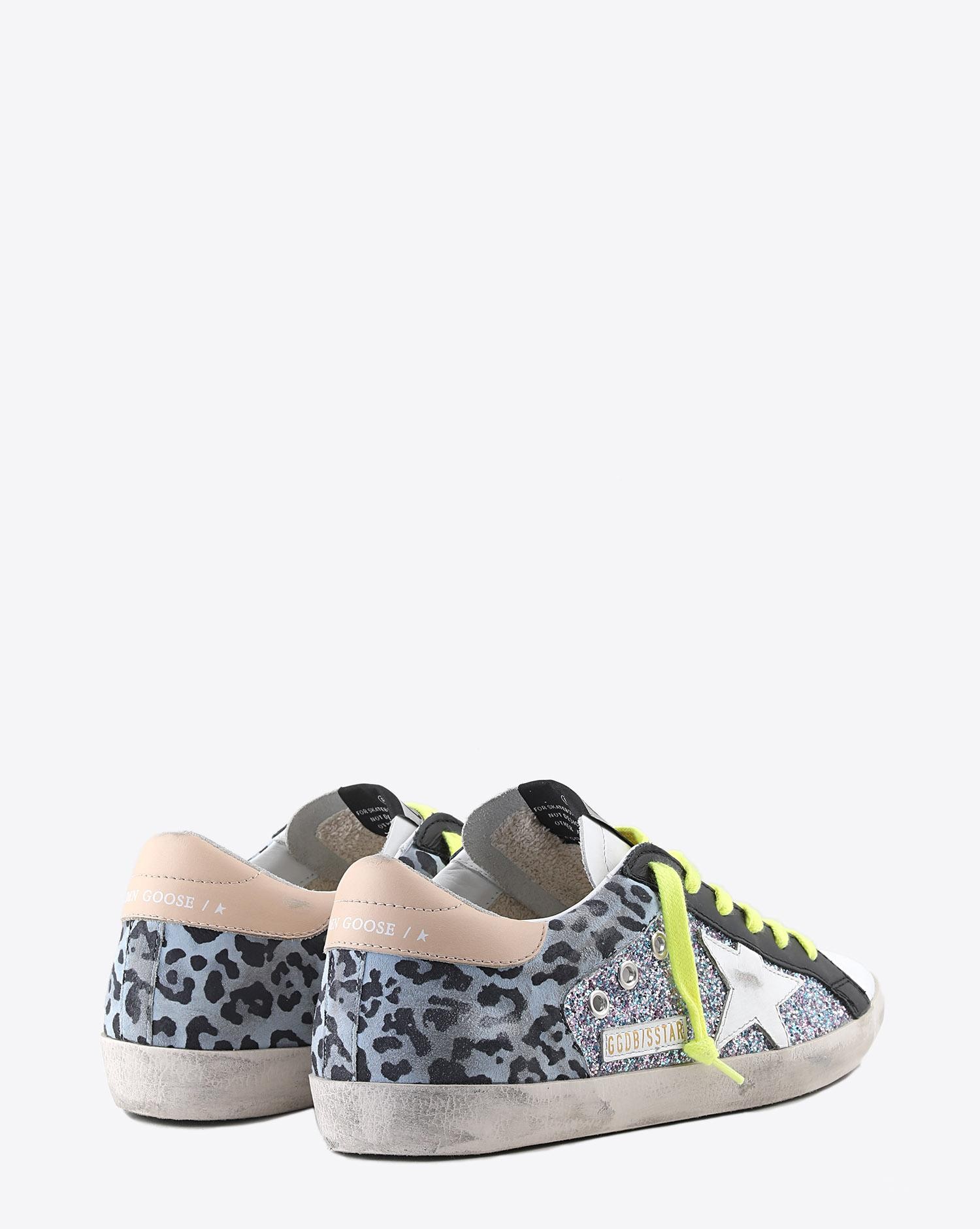 Image du produit Golden Goose Femme Sneakers Superstar - Glitter - Leo - White Star - 3