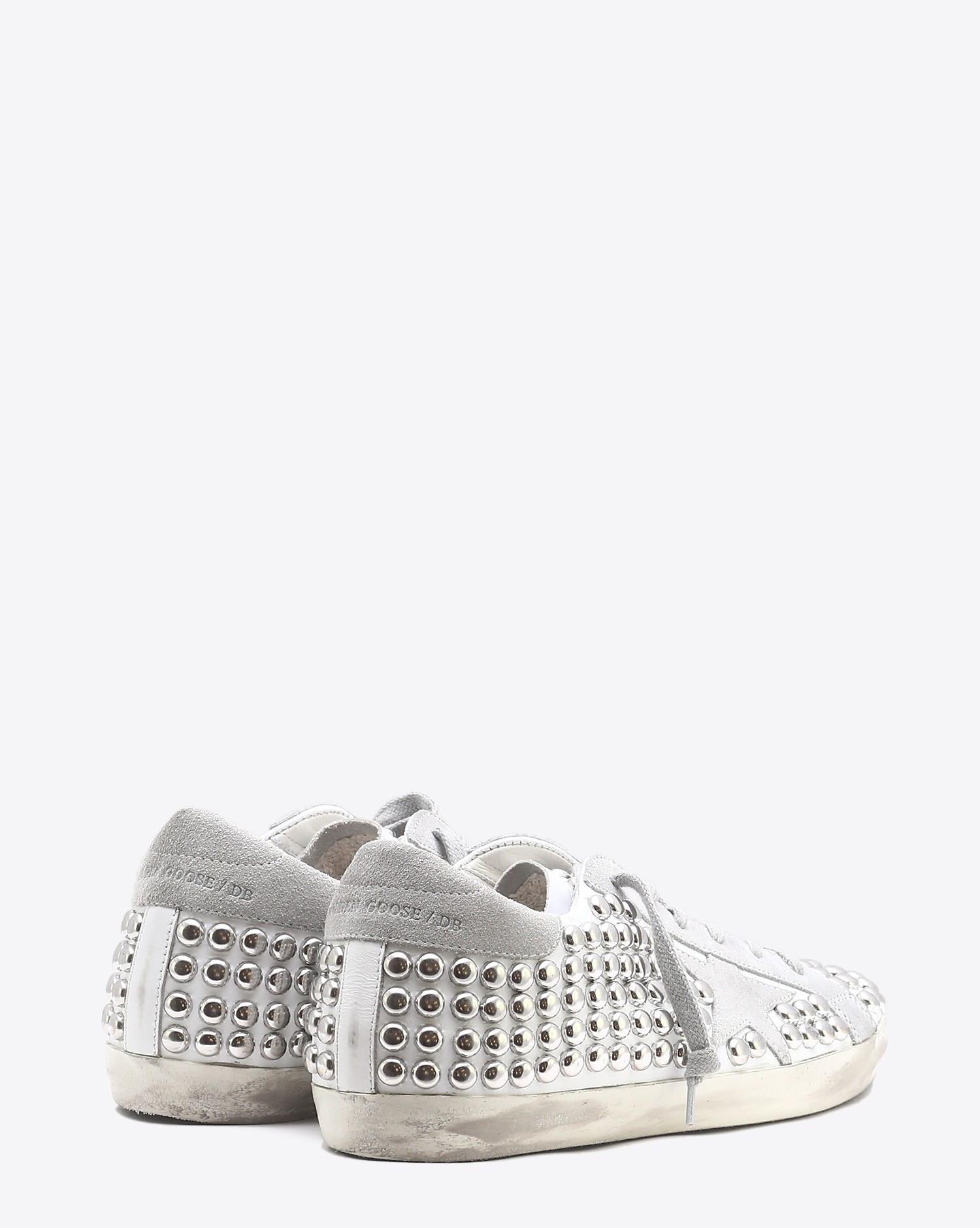 Golden Goose Woman Permanent Sneakers Superstar - Old White Studs 