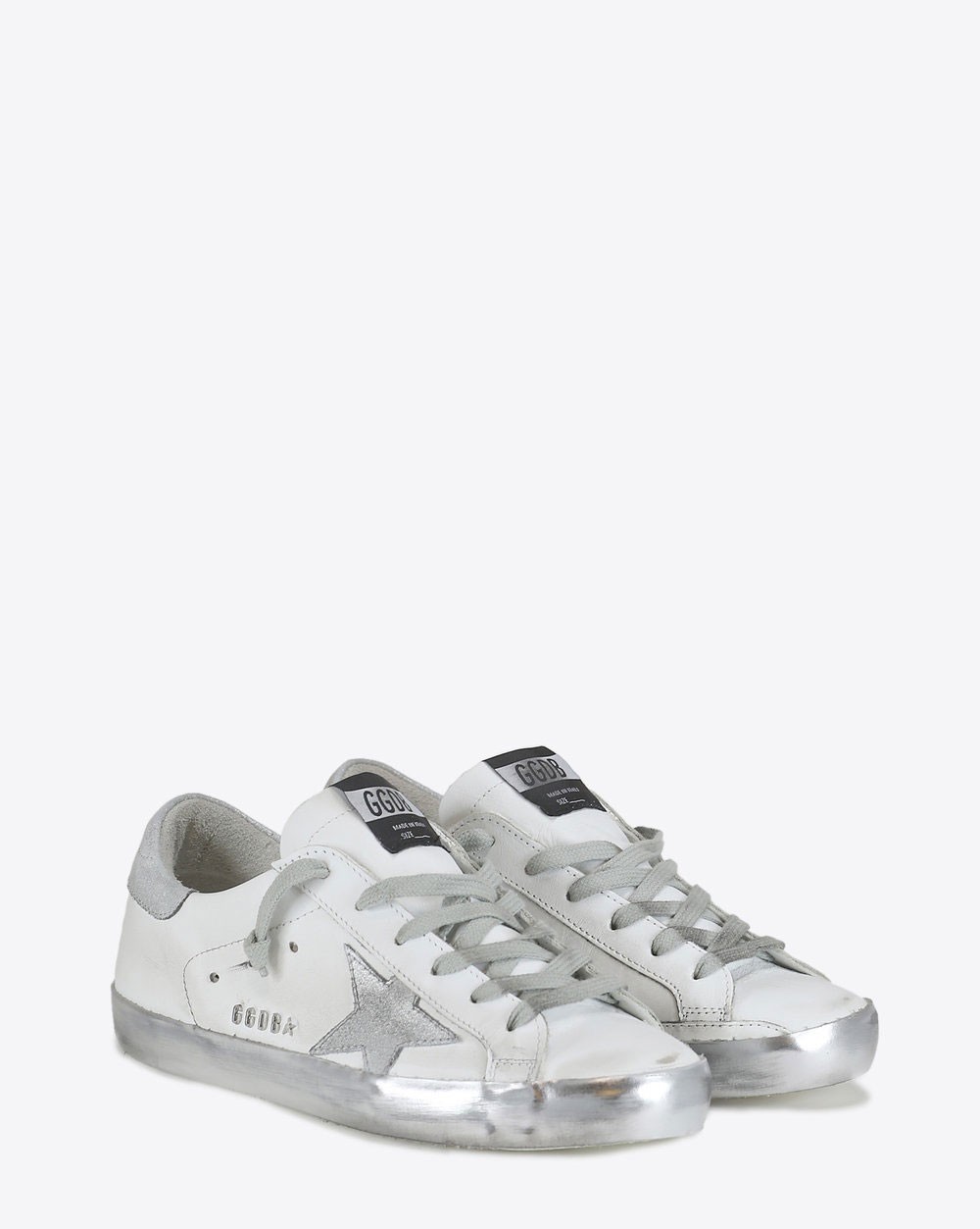 Image du produit Golden Goose Femme Sneakers Superstar - White - Silver Star Sparkle - 3