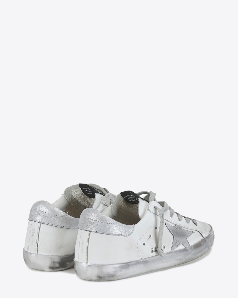 Image du produit Golden Goose Femme Sneakers Superstar - White - Silver Star Sparkle - 4