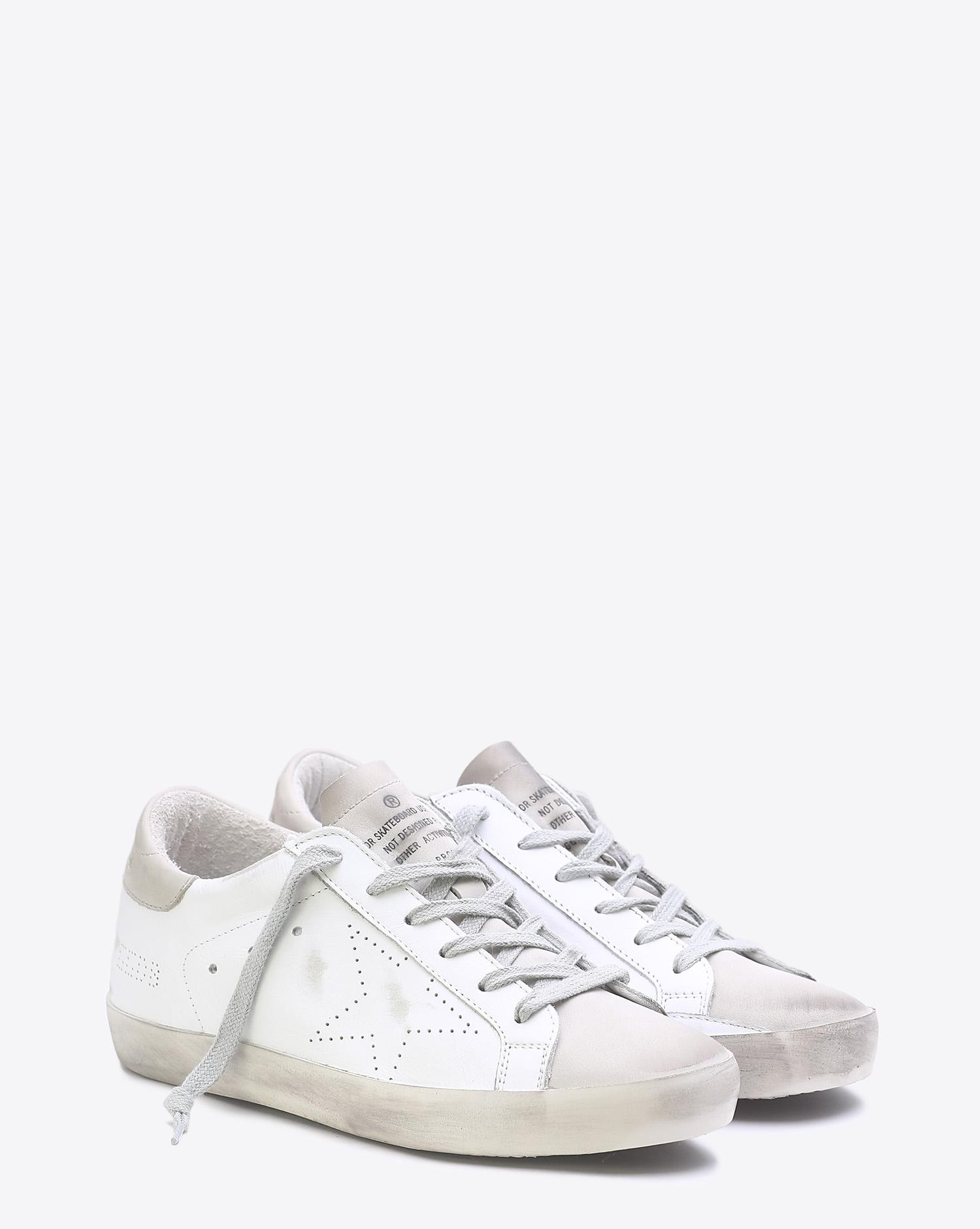 Golden Goose Woman Permanent Sneakers Superstar - White Skate   