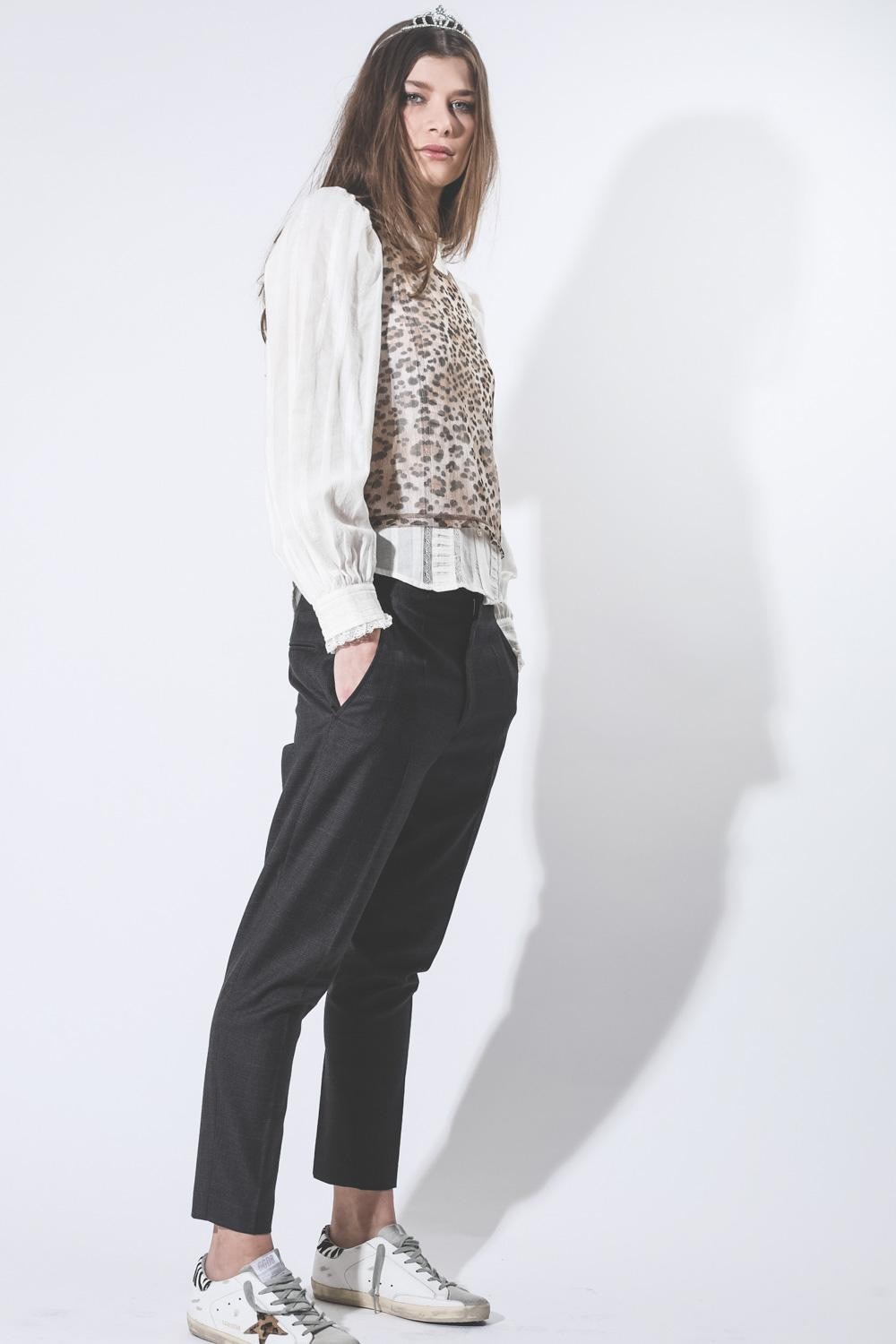 Image du produit Golden Goose Woman Pré-Collection Sneakers Superstar - White Leather - Pony Leo Star - Zigger Details   - 4