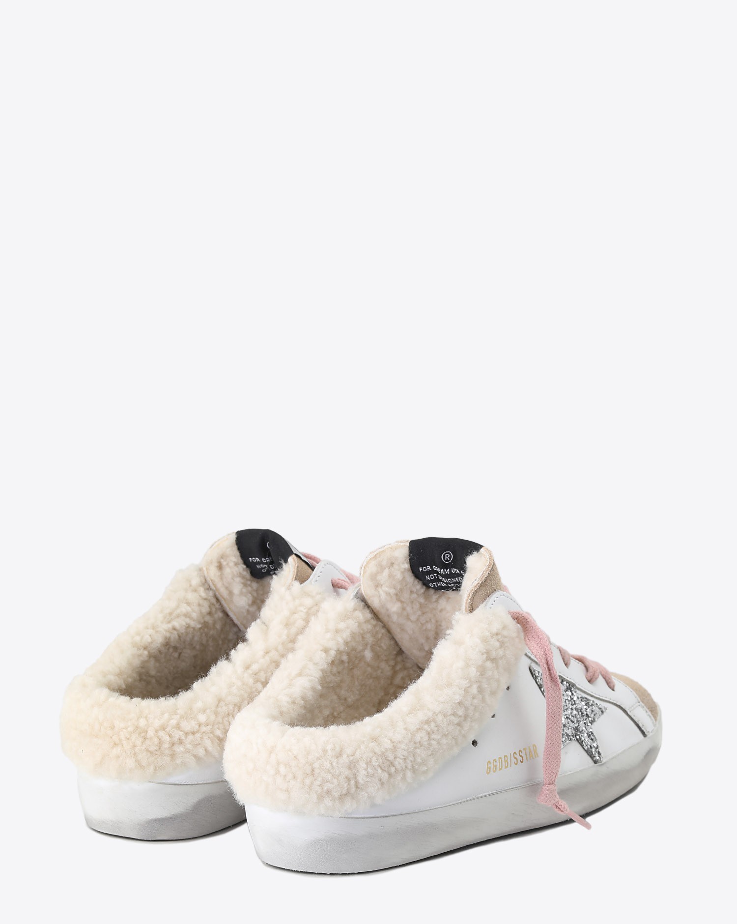 Image du produit Golden Goose Woman Pré-Collection Sabot Shearling - Cappucino Silver 80194 - 2