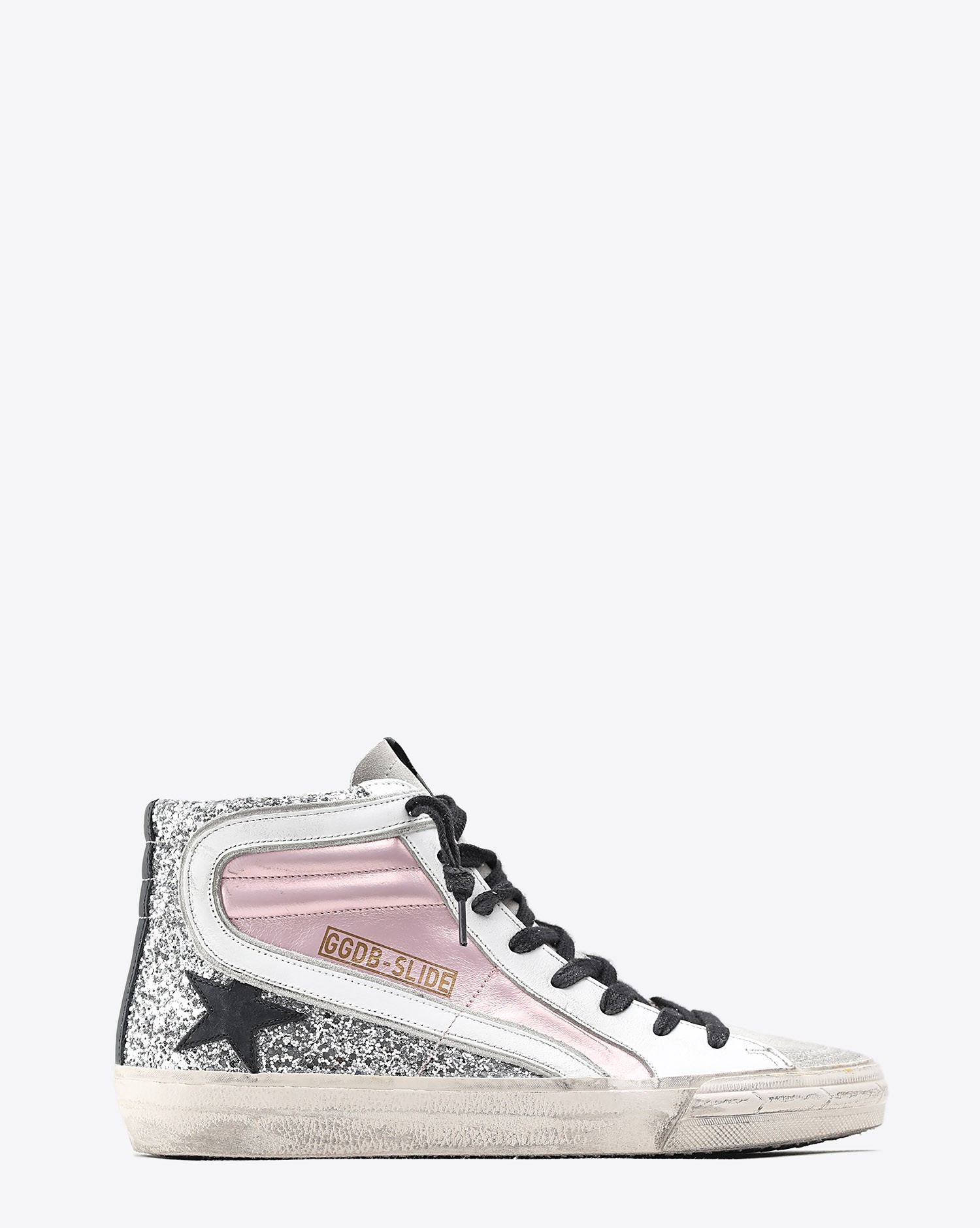 Image du produit Golden Goose Woman Pré-Collection Slide - Salmon Pink Silver Black 80241