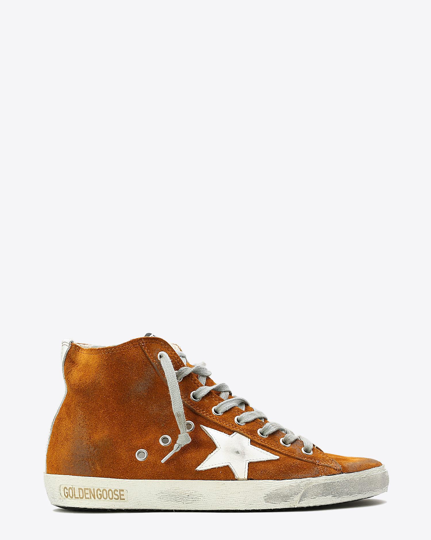 Golden Goose Woman Pré-Collection Sneakers Francy Caramel Suede   