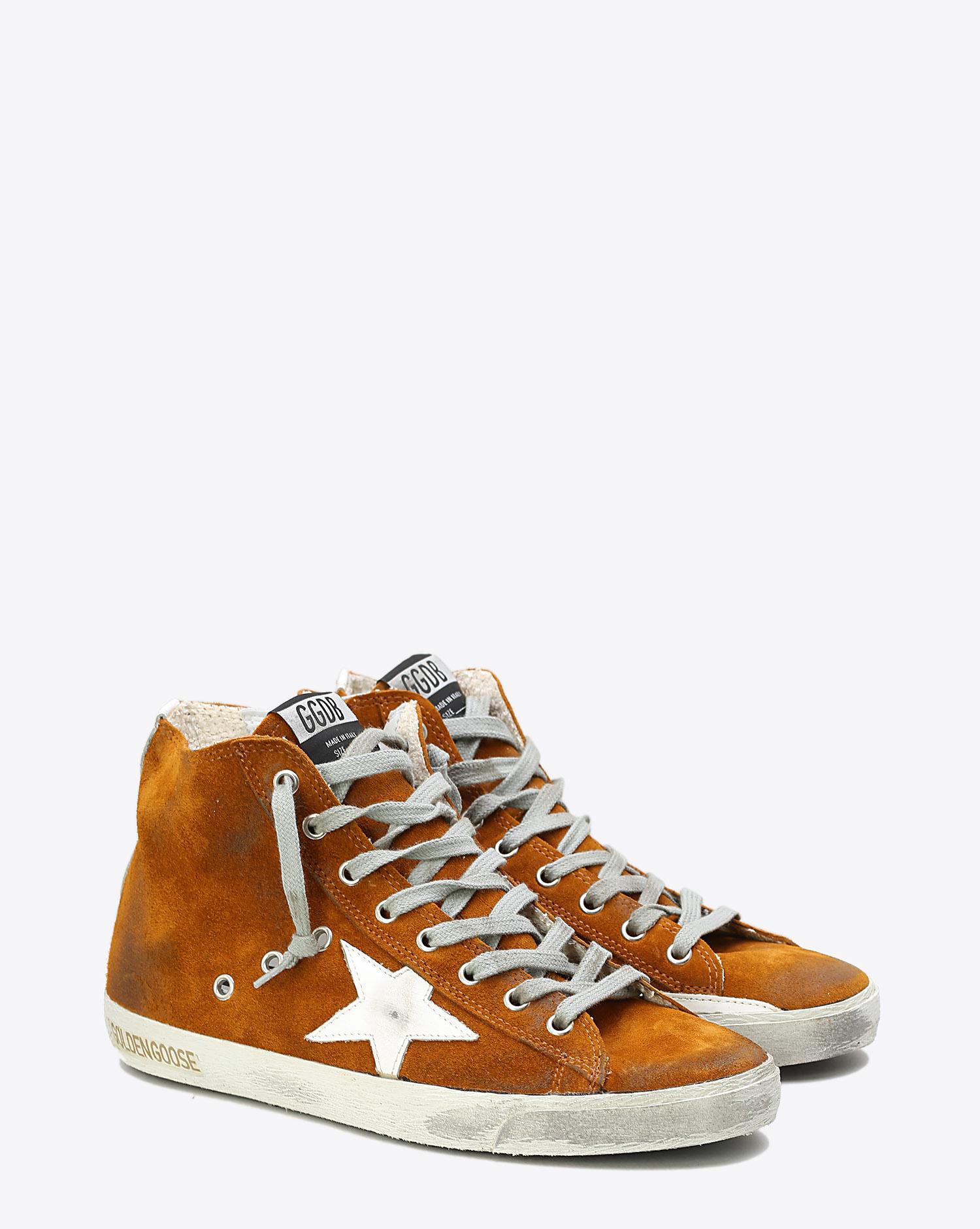 Golden Goose Woman Pré-Collection Sneakers Francy Caramel Suede   