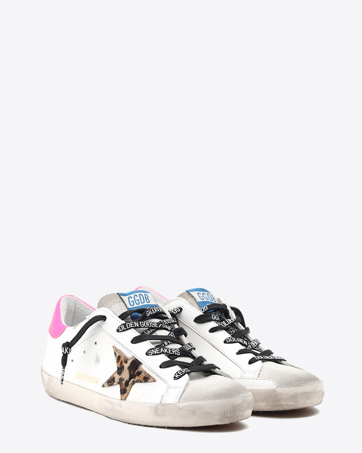 Image du produit Golden Goose Woman Pré-Collection Sneakers Super-Star - Brown Leo Fuchsia Fluo 80164 - 2