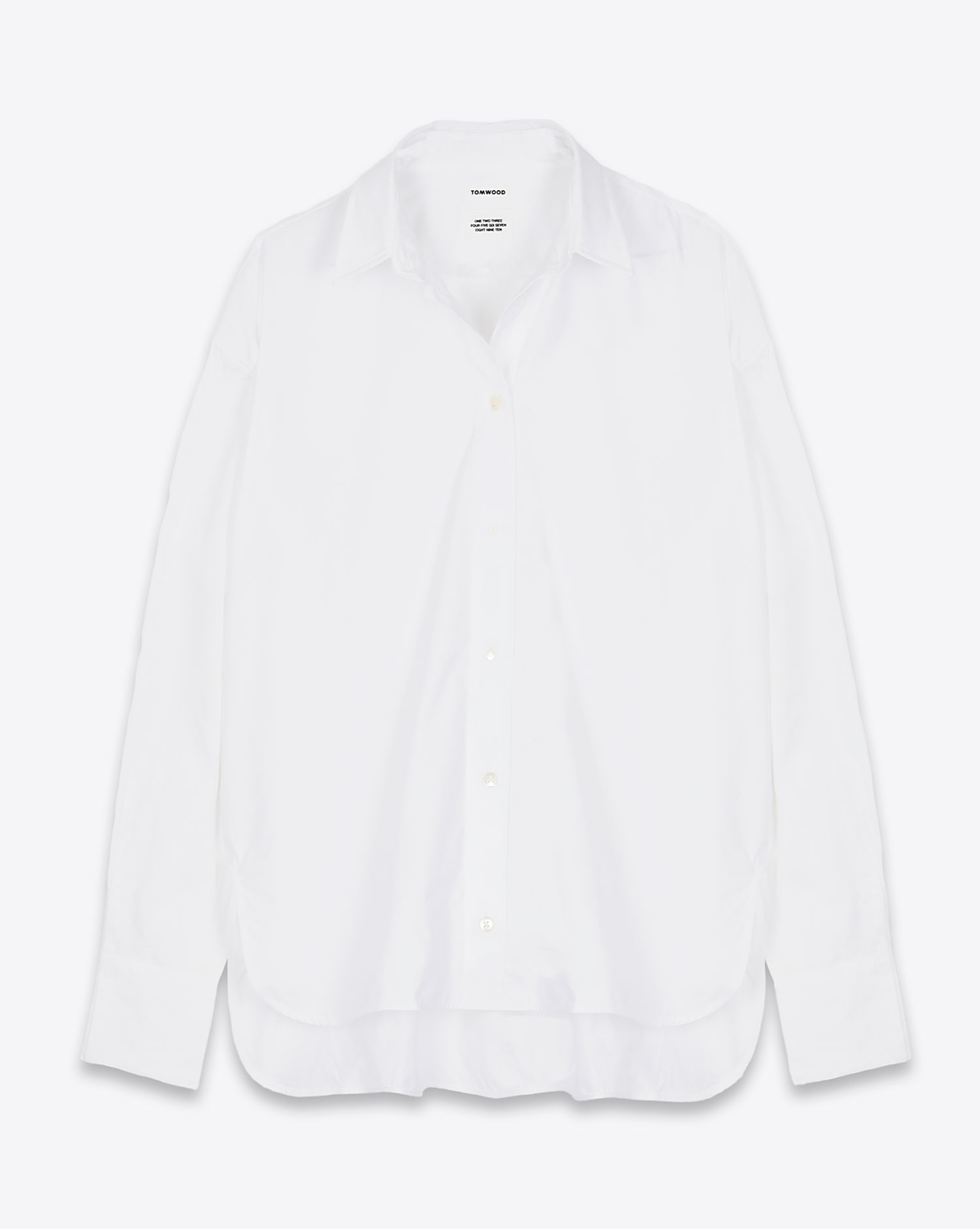 Image du produit Tom Wood Gritti Shirt Solid - White 