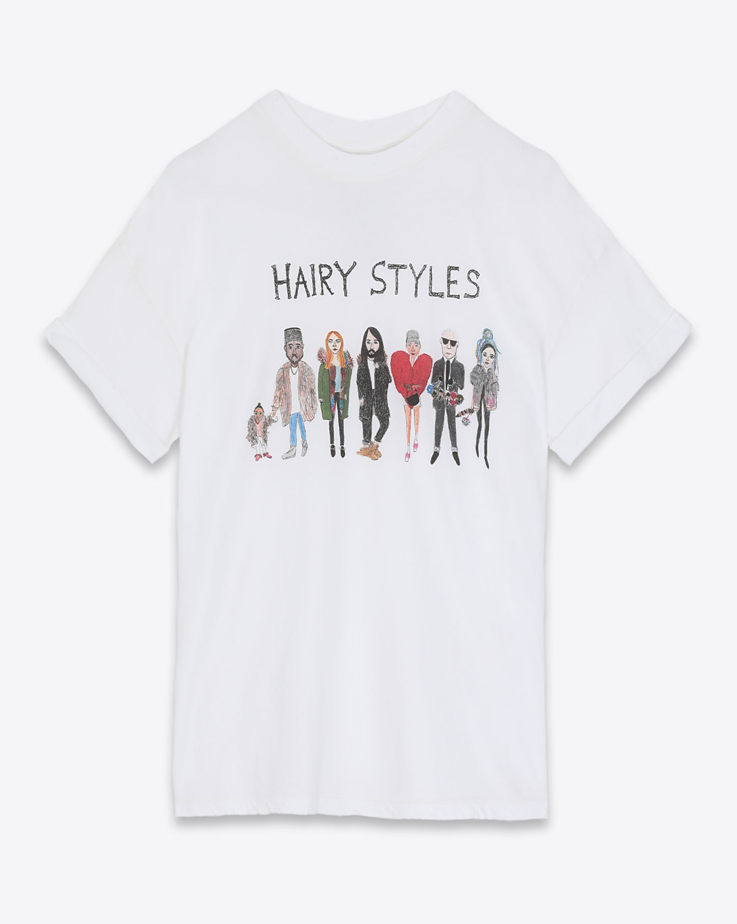 Tee-shirt Unfortunate Portrait Hairy Styles
