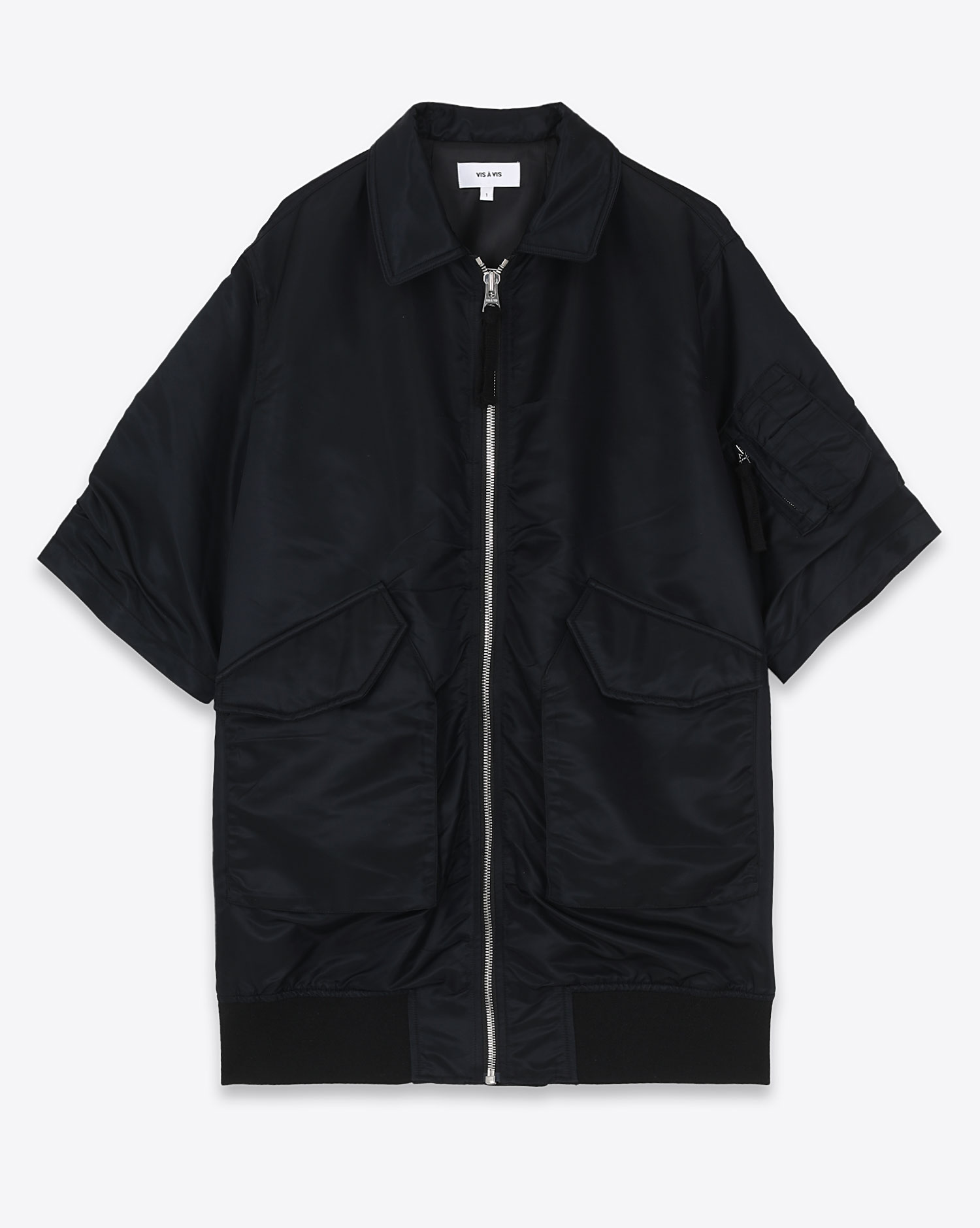 Half sleeve black clearance jacket