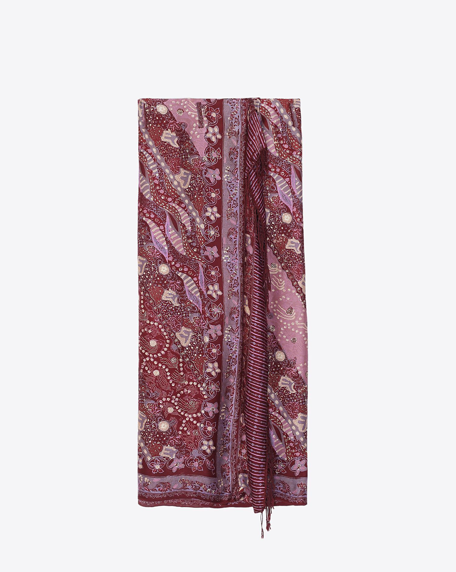 Hand.So.On Jupe Janine 641 - Burgundy  