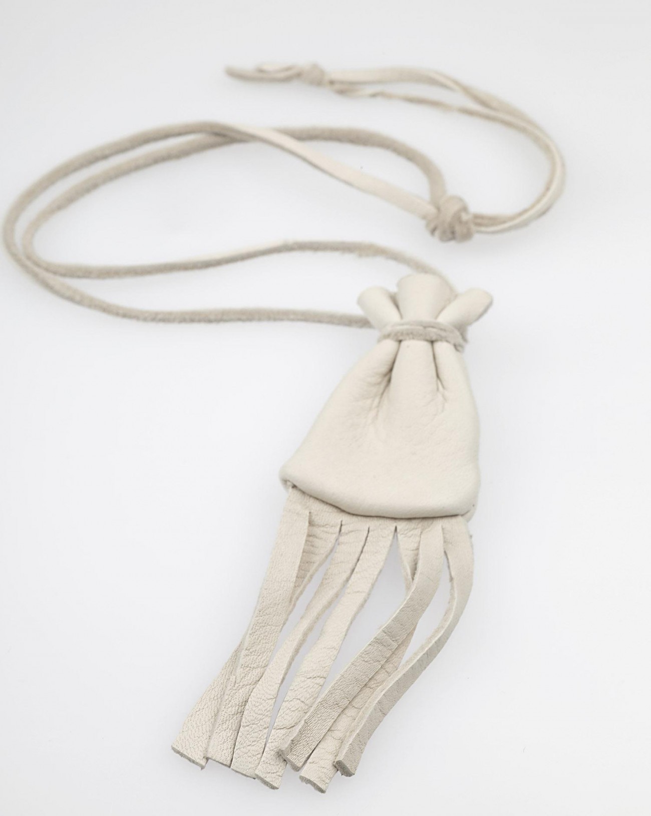 Harpo Sautoir lien cuir  