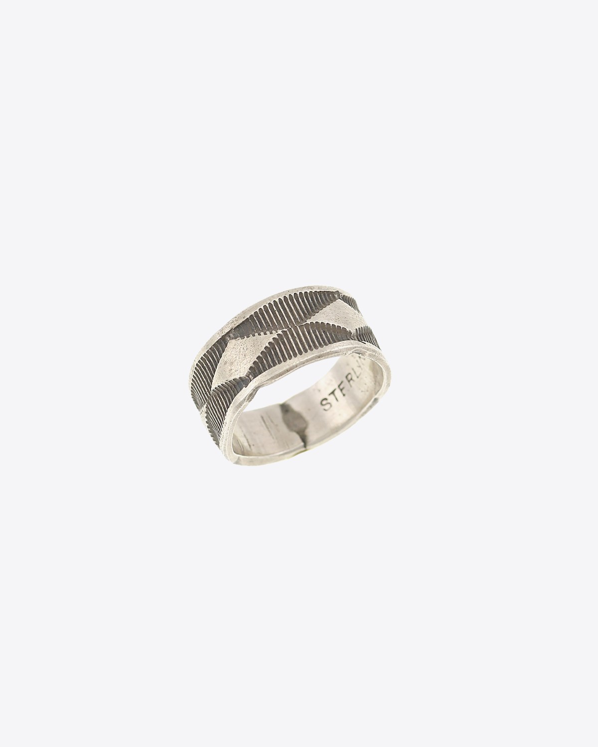 Harpo Bague Navajo Argent - BAA3