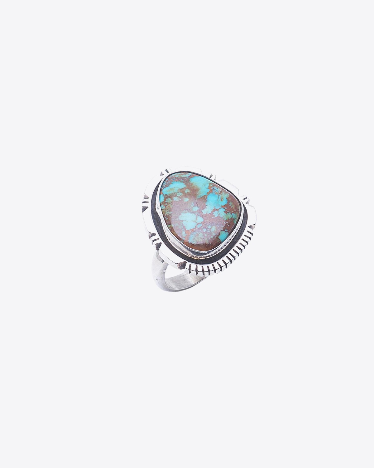 Harpo Bague Navajo Argent & Turquoise - BAAT5H17  