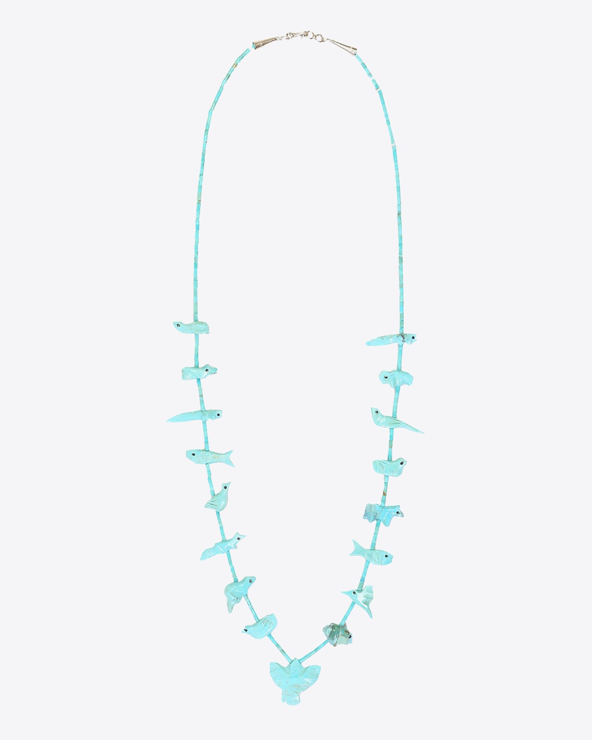 Harpo Collier Fétiches Zuni Animaux Turquoises - COFE10 