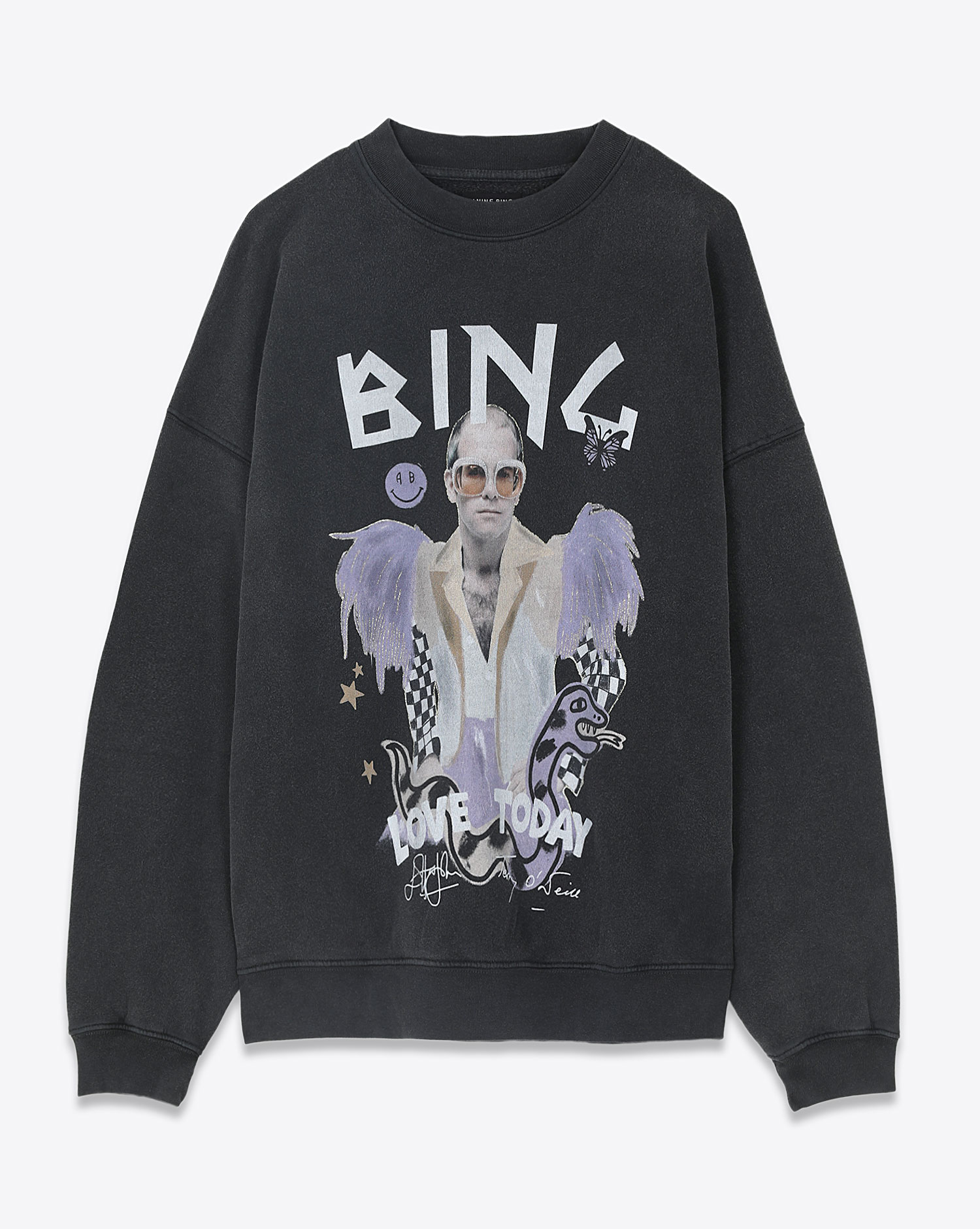 Anine Bing Sweatshirt Harvey Crew Ab x To Elton John