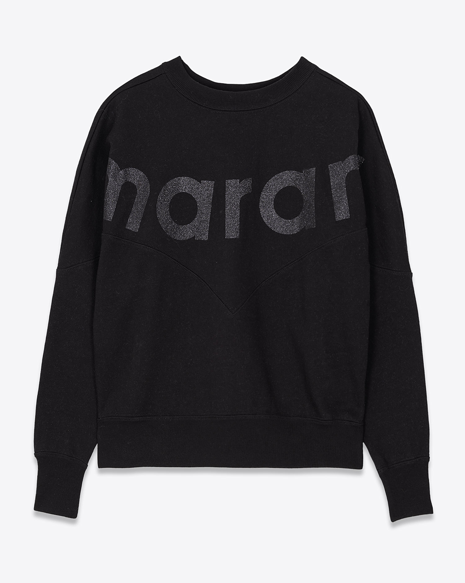 Isabel Marant Etoile Sweatshirt Houston Noir Paillettes