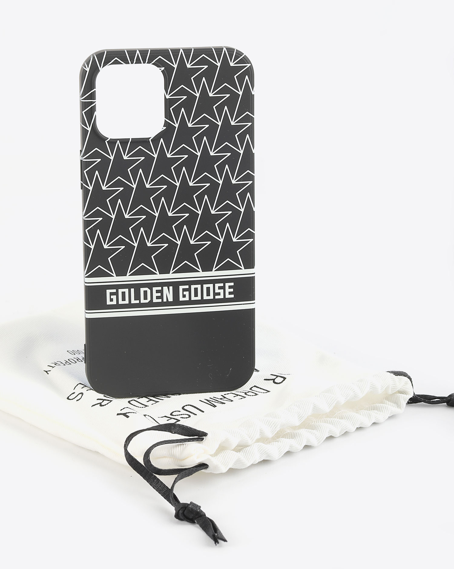 Golden Goose coque I-Phone 12/12 Pro Max – Monogram Black White 80203