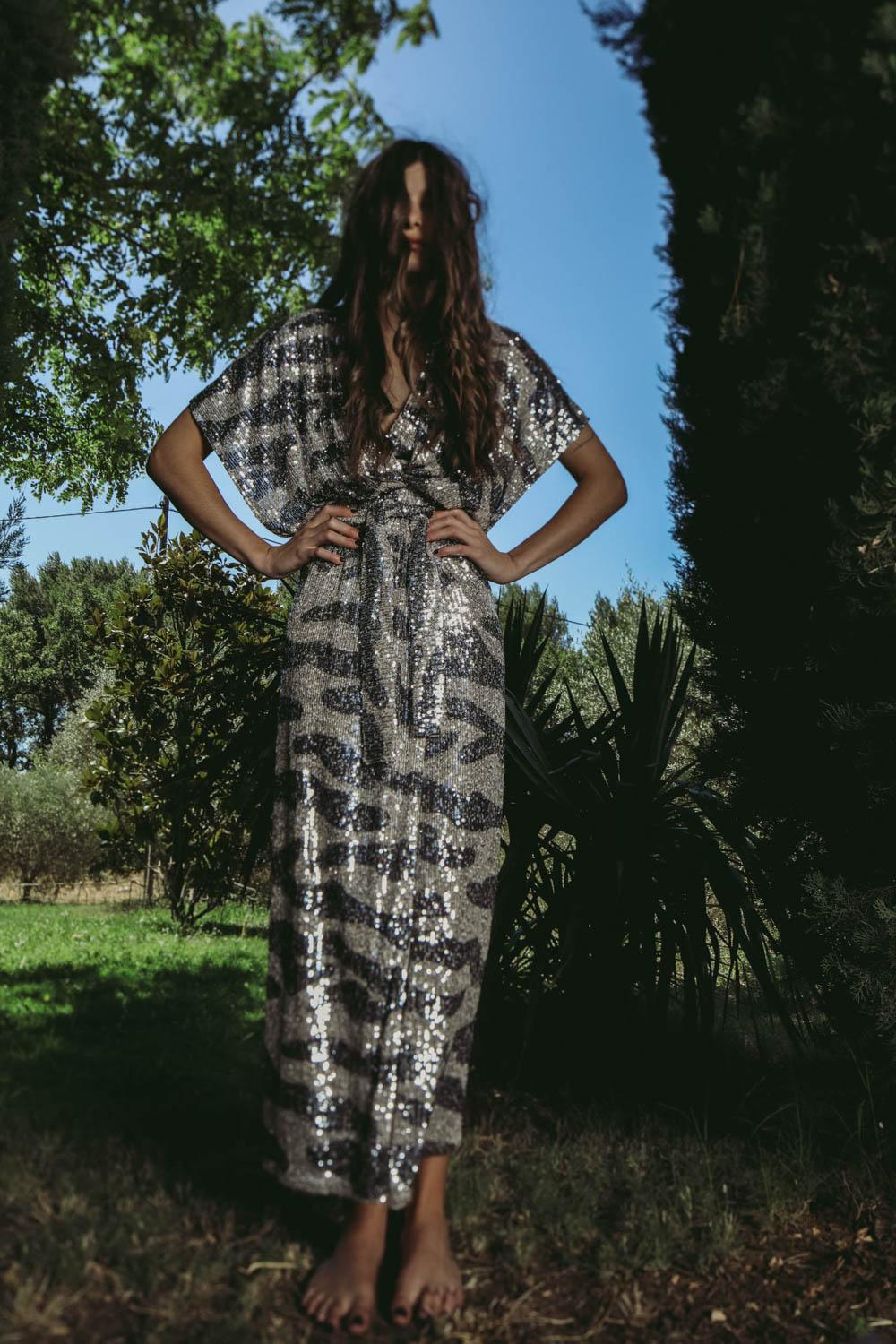 Image du produit In The Mood For Love Pré-Collection Madalya Camo Dress - Silver/Antrasit   - 3