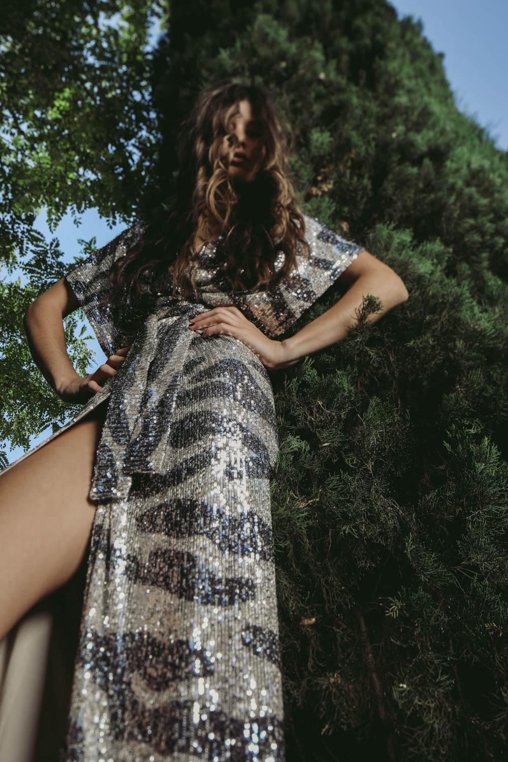 Image du produit In The Mood For Love Pré-Collection Madalya Camo Dress - Silver/Antrasit   - 4