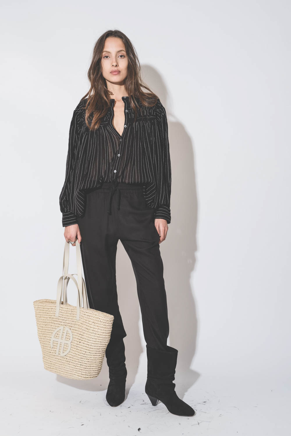 Isabel Marant Etoile Chemise Plalia Noire