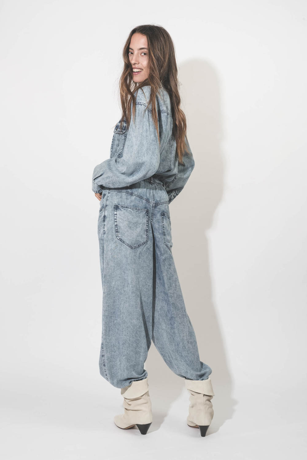 Isabel Marant Etoile Combinaison Paige Bleu