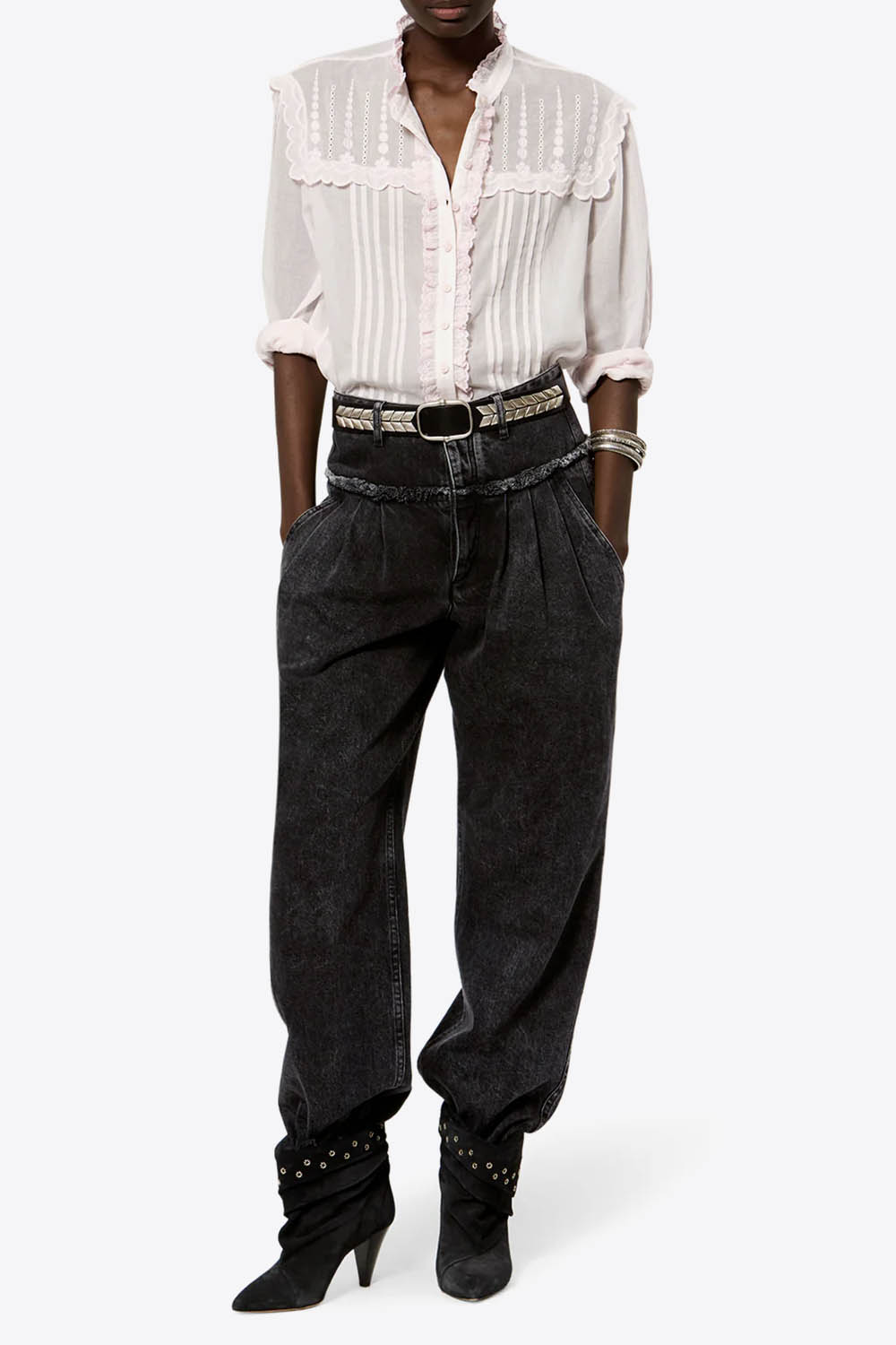 Isabel Marant Etoile Jean Iniza – Noir Délavé