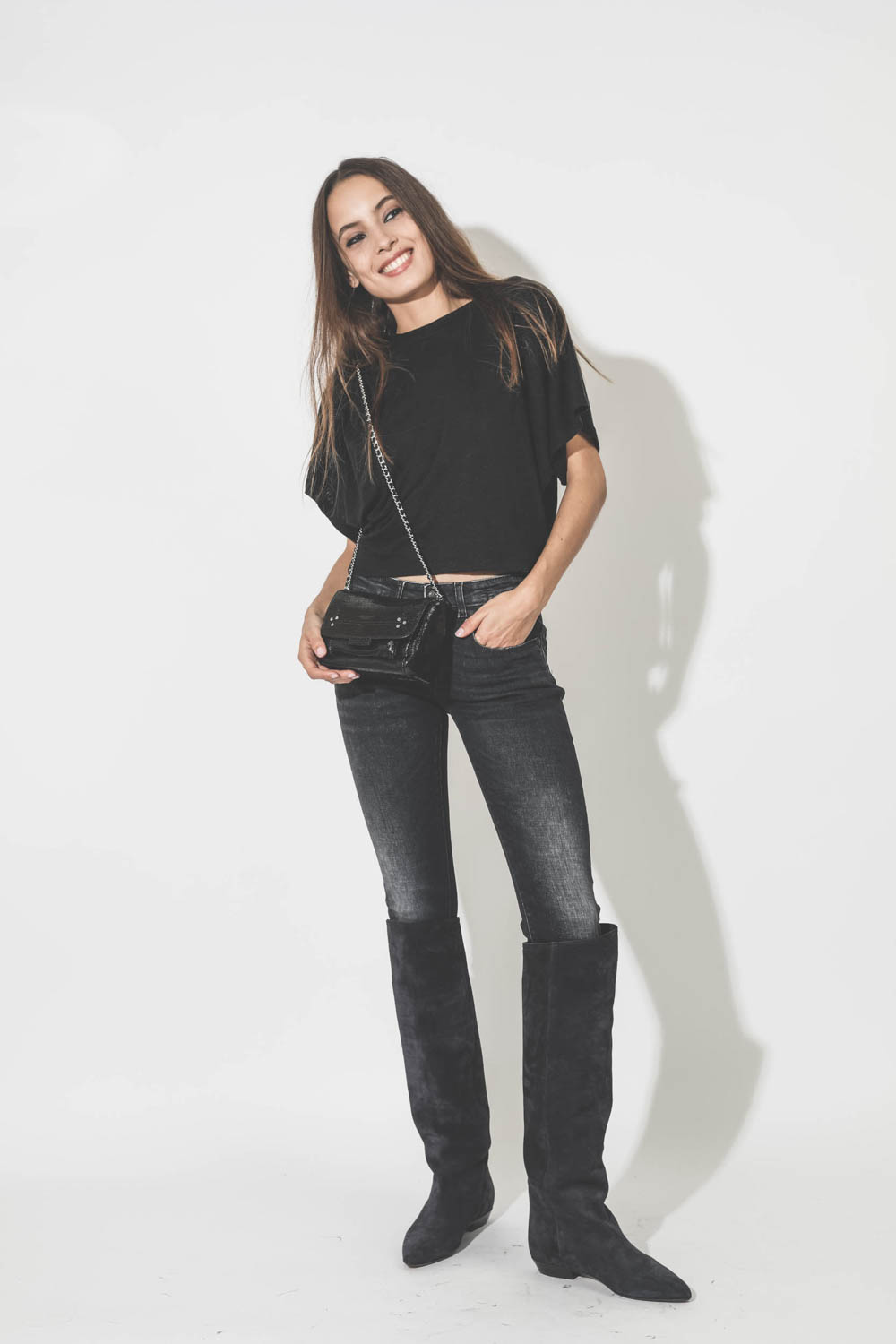 Isabel Marant Étoile Tee-Shirt Kianza noir 