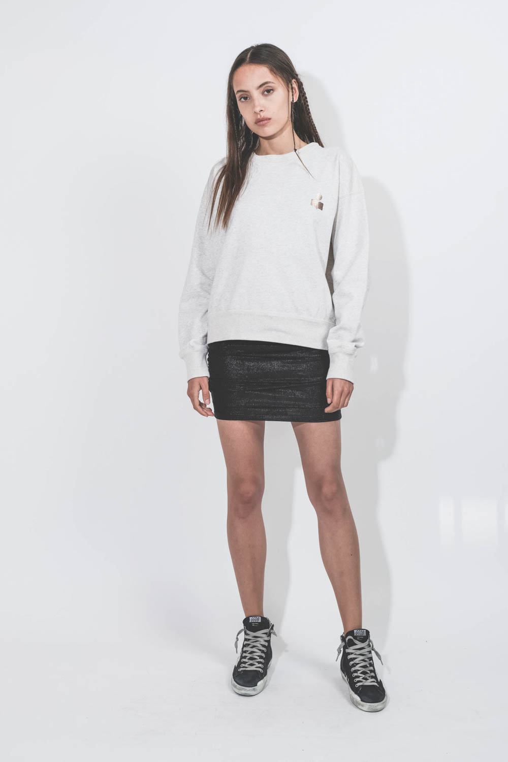 Isabel Marant Sweatshirt Mobyla Ecru Rose Gold
