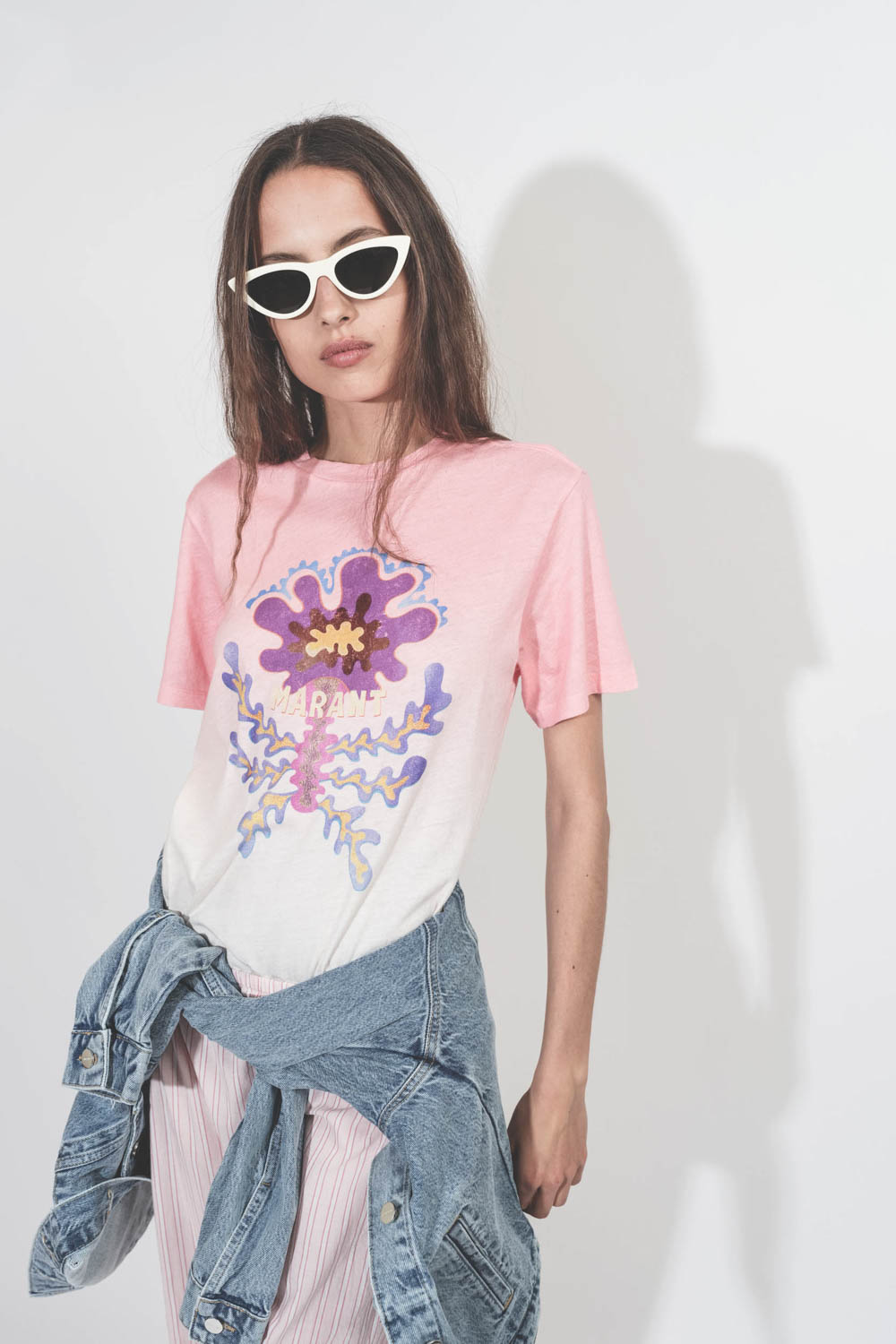 Isabel Marant Tee-Shirt Zewel Rose Clair