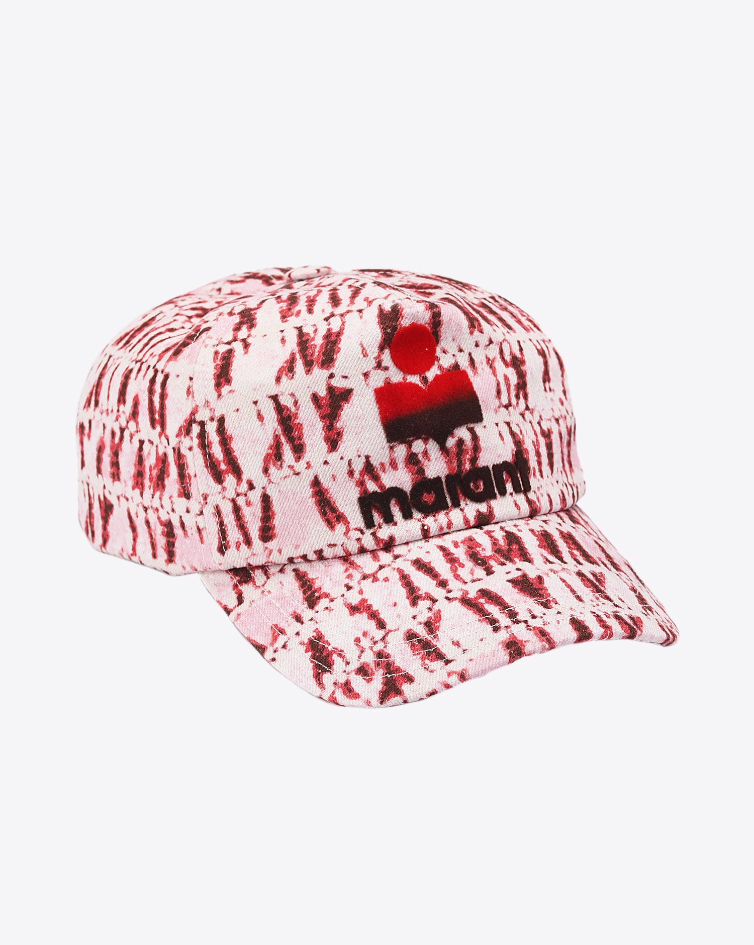 Image du produit Isabel Marant Accessoires Casquette Tyron Tie Cotton - Red   - 2