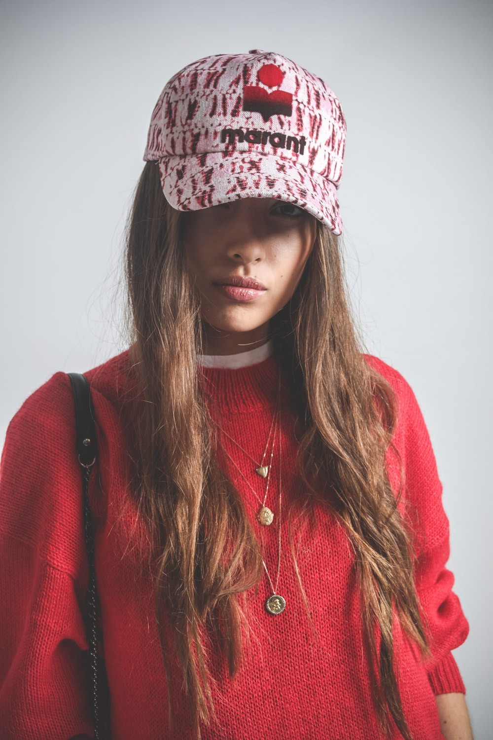 Image du produit Isabel Marant Accessoires Casquette Tyron Tie Cotton - Red   - 5